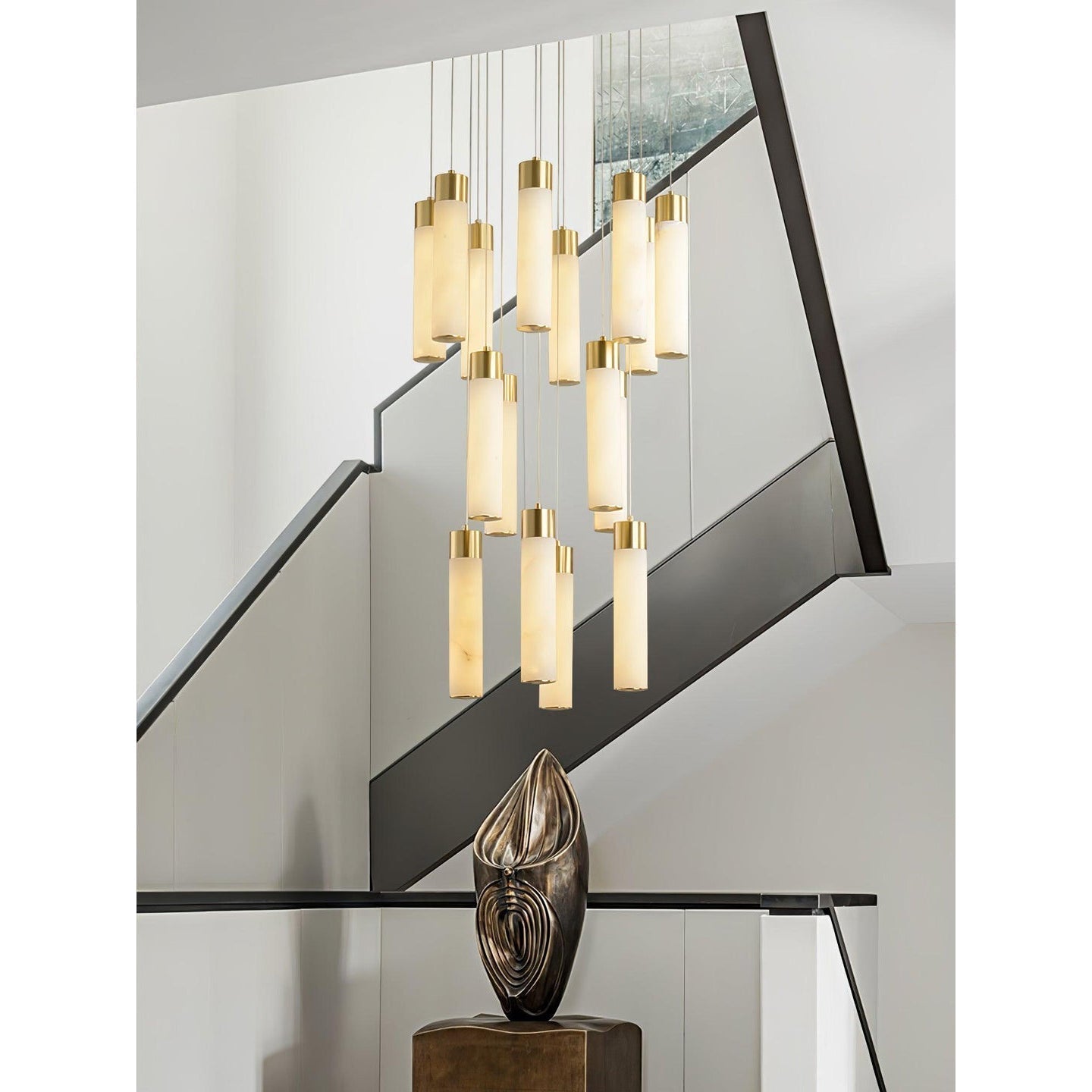 Zeal Lustre en Albâtre Cascade Minimaliste Moderne - Neutralighting