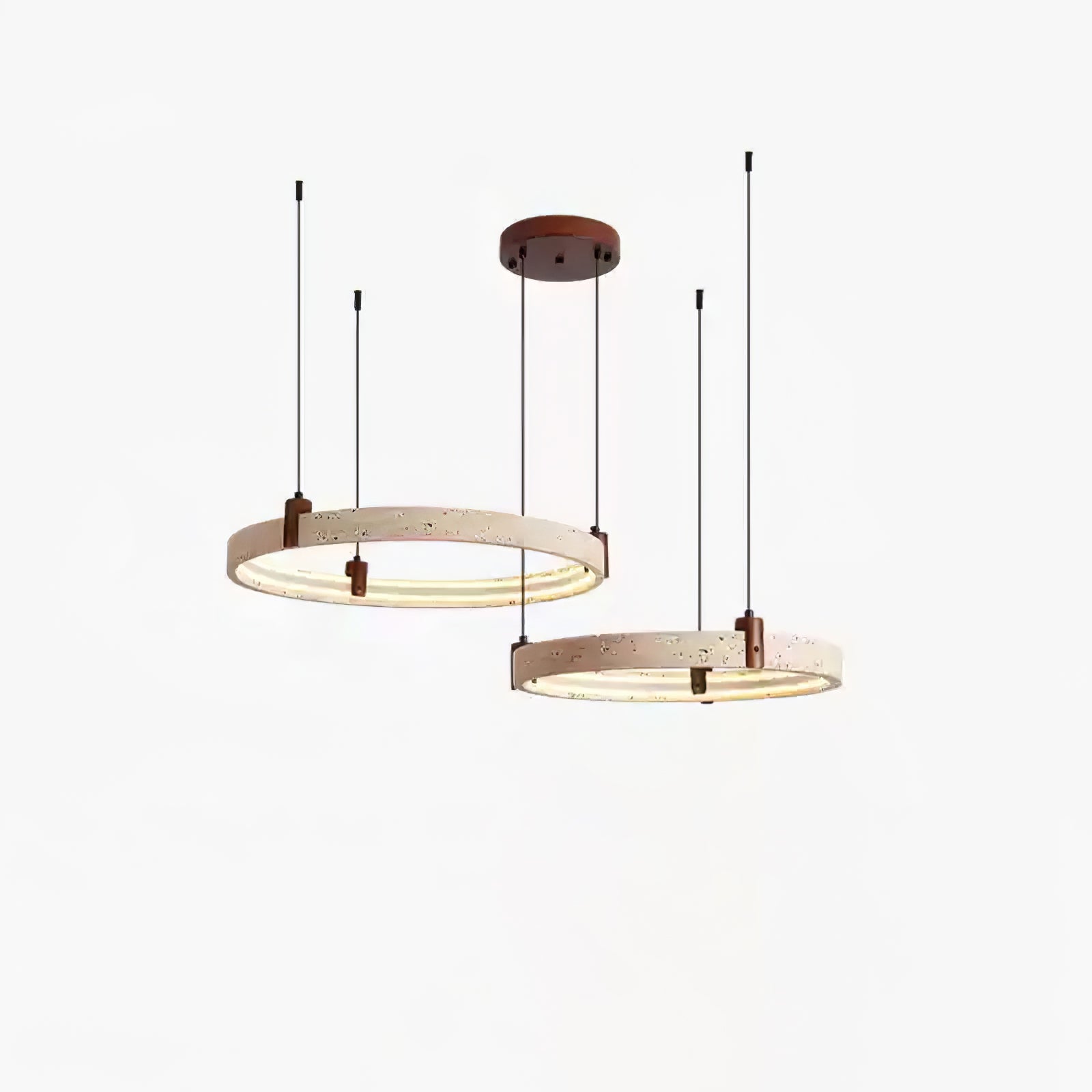 Orvinir Chandelier en Travertin - Neutralighting