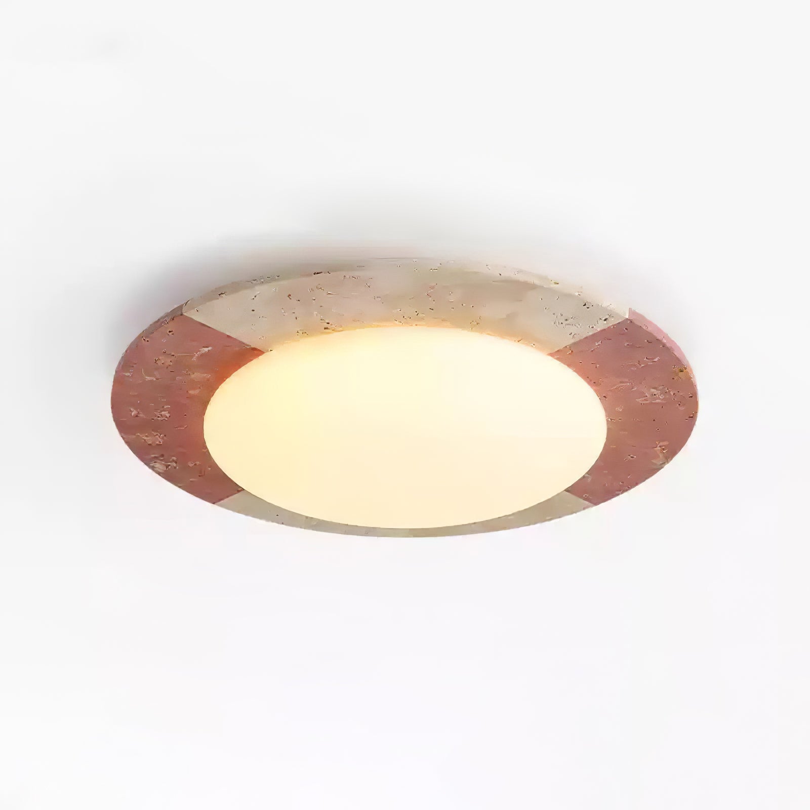 Zeraeos Plafonnier Minimaliste en Travertin - Neutralighting