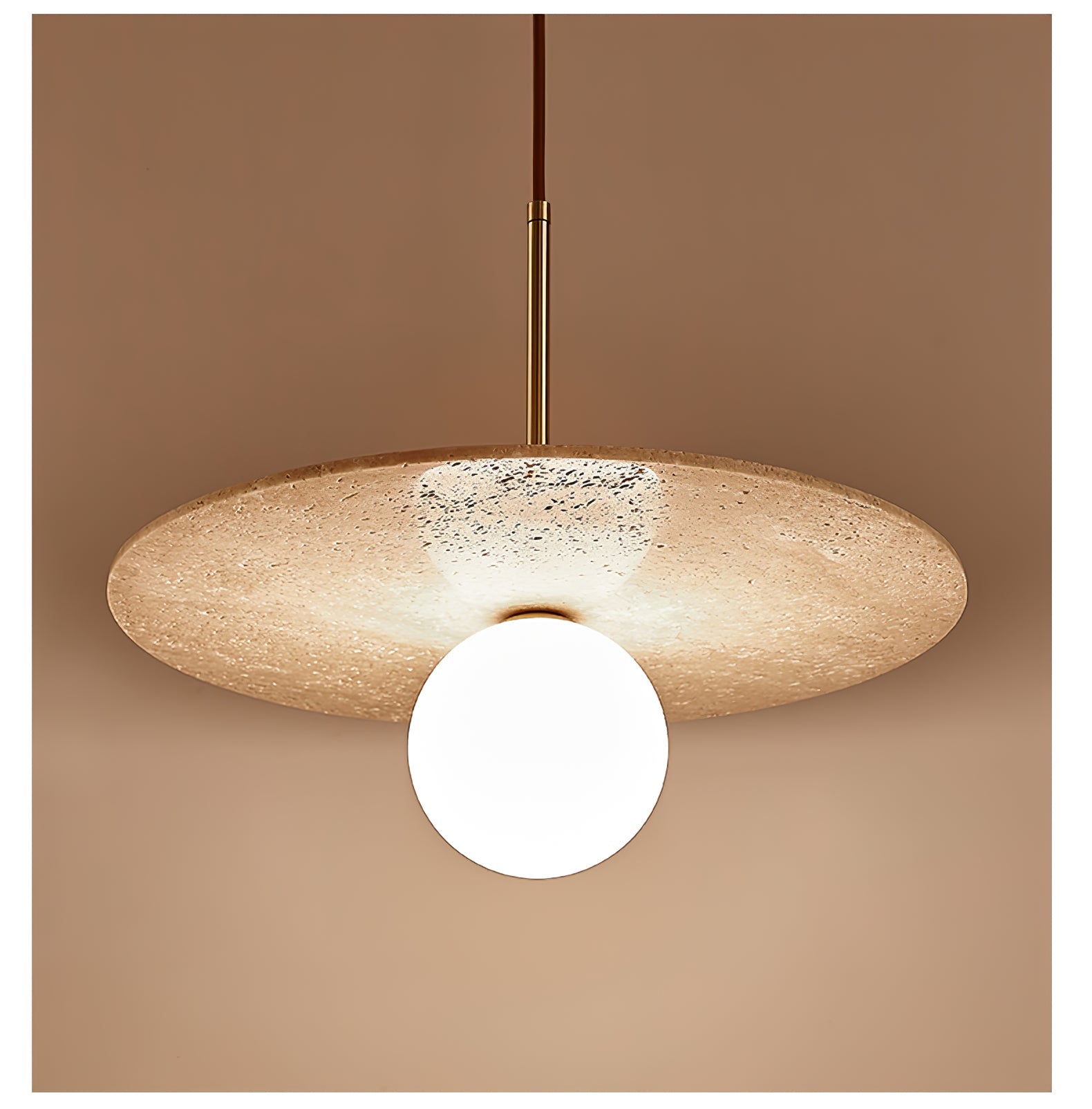 Vera Travertine Pendant Light - Letslighting
