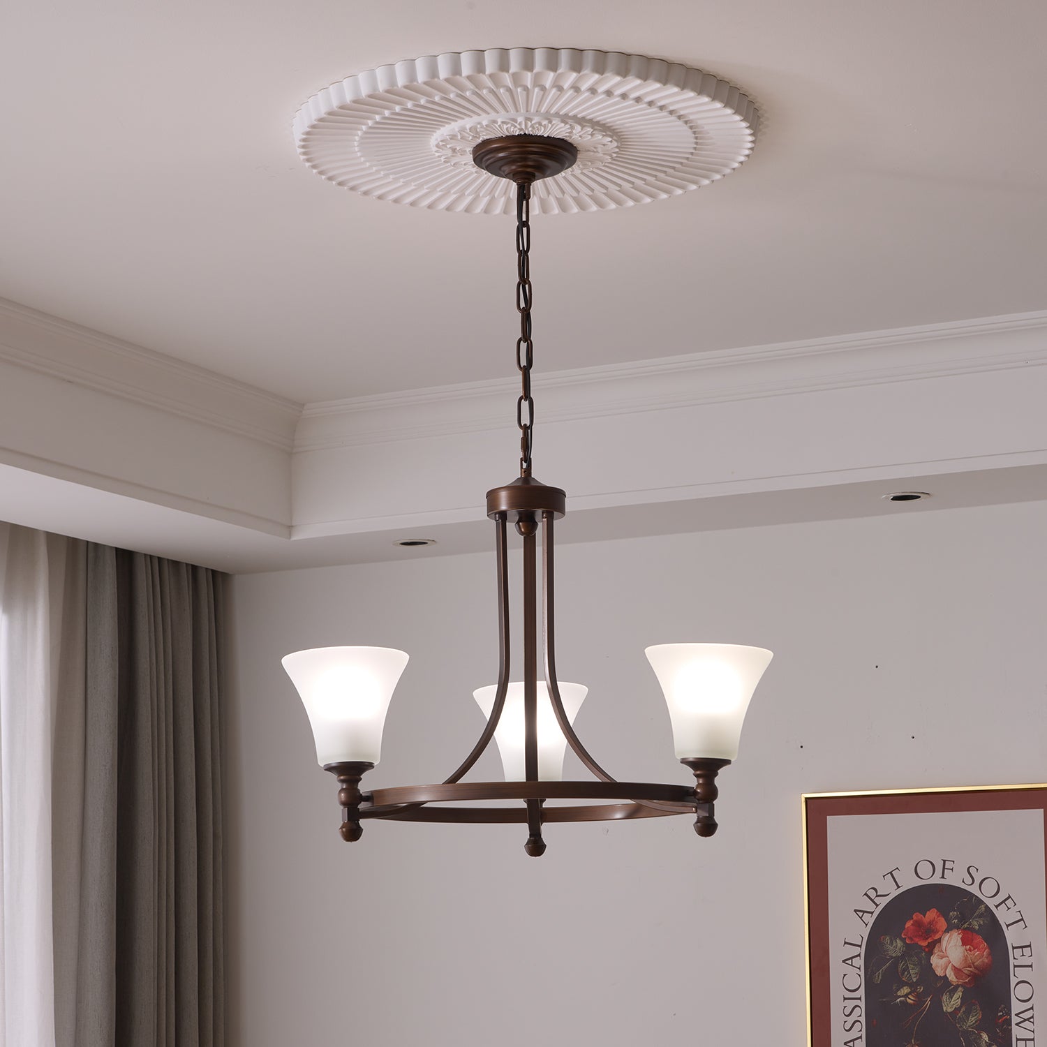 Celestine Chandelier Élévation Vintage Lueur - Neutralighting