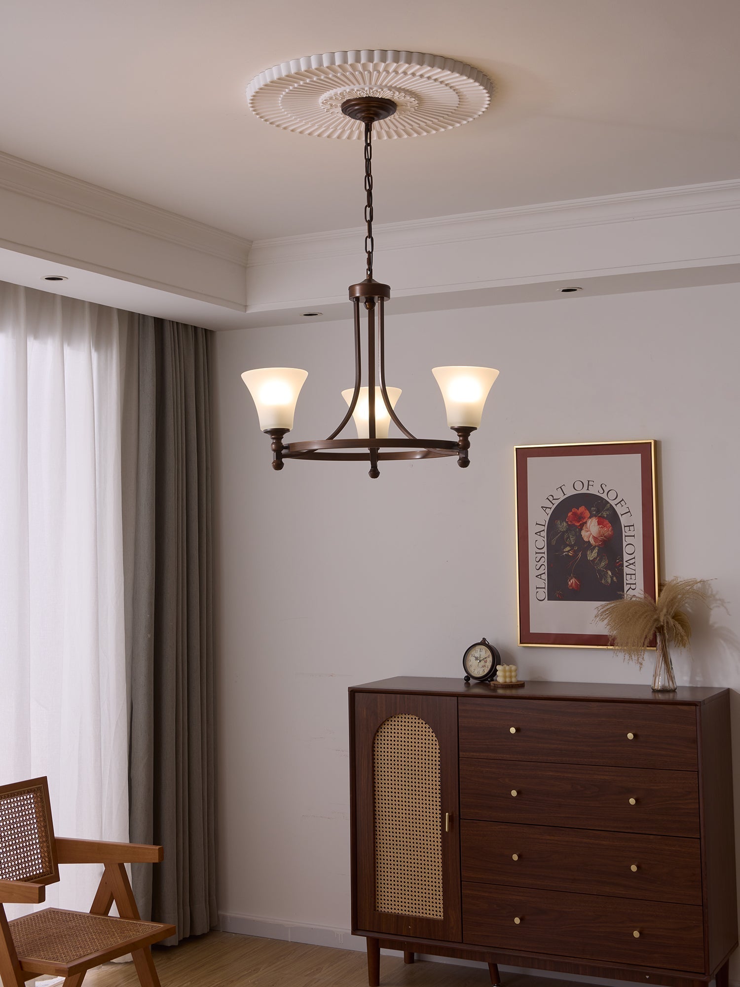 Celestine Chandelier Élévation Vintage Lueur - Neutralighting