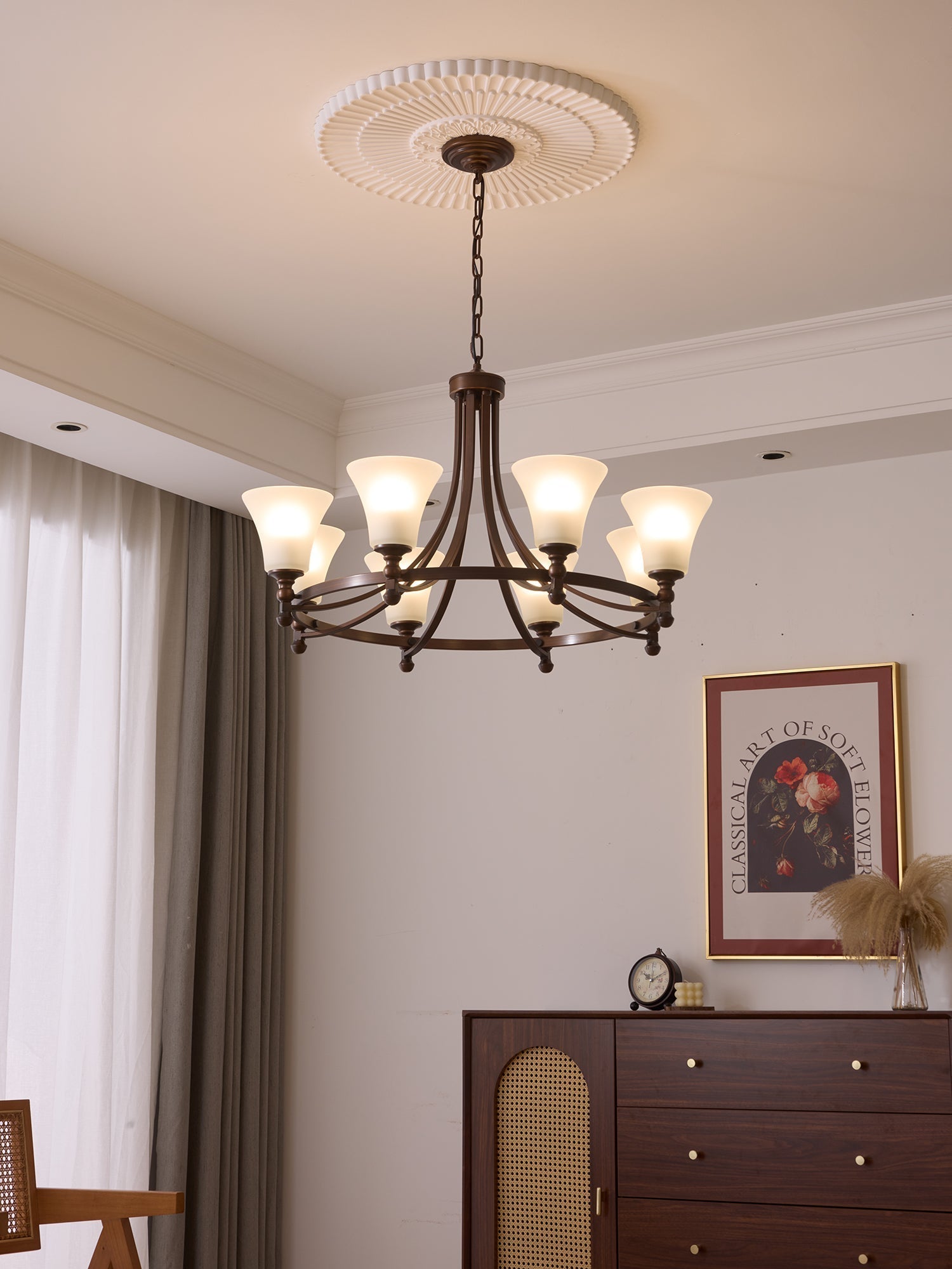 Celestine Chandelier Élévation Vintage Lueur - Neutralighting