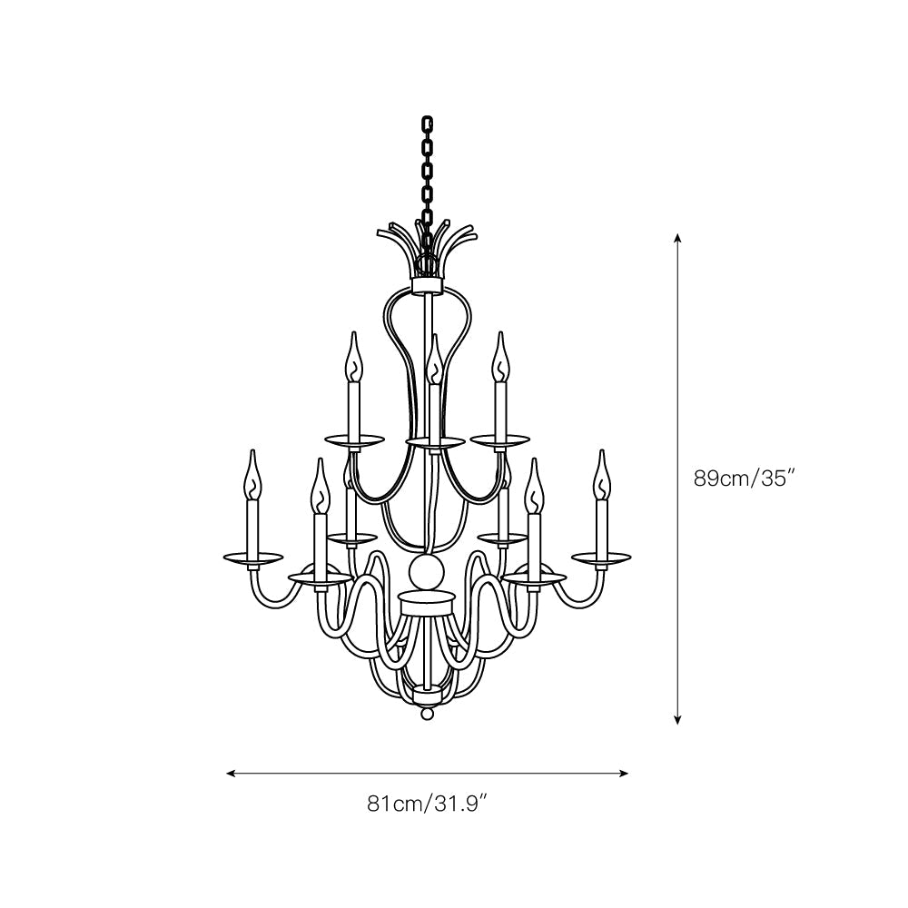 Bolt Lustre en Métal de Bronze Industriel Vintage de Luxe - Neutralighting