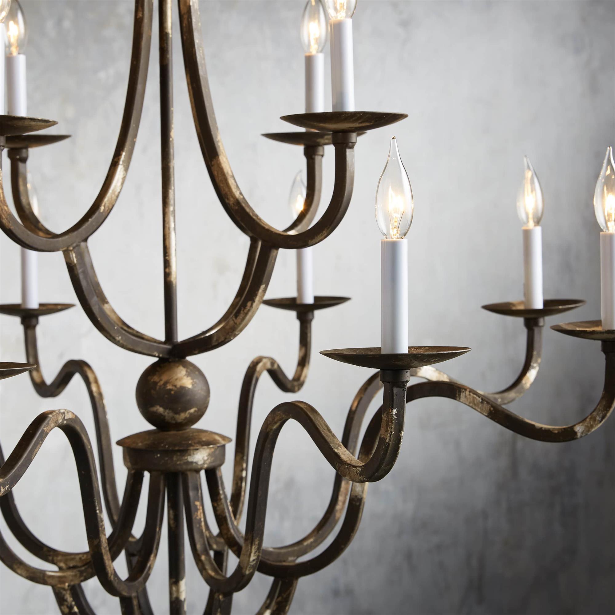 Bolt Lustre en Métal de Bronze Industriel Vintage de Luxe - Neutralighting