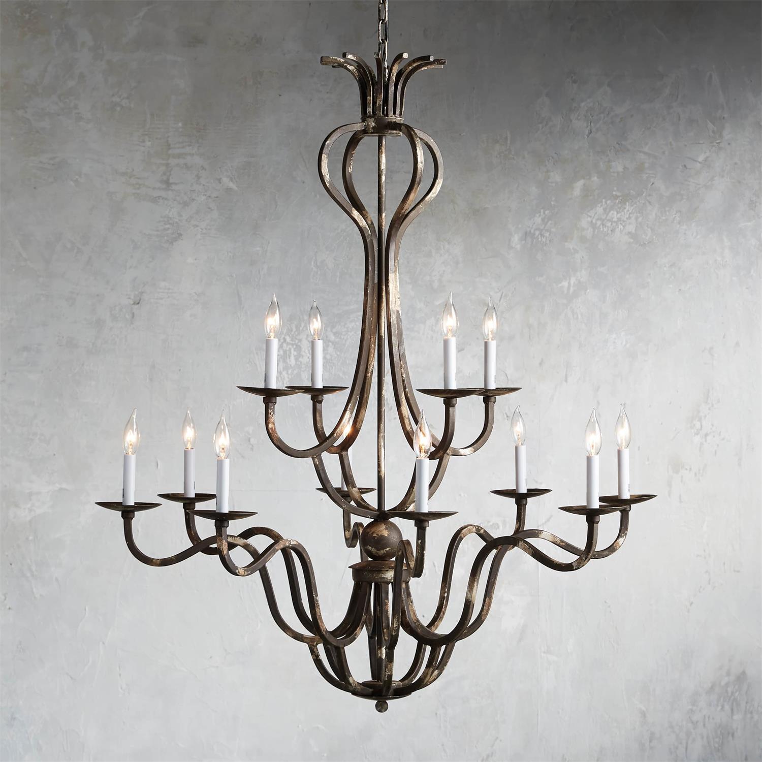 Bolt Lustre en Métal de Bronze Industriel Vintage de Luxe - Neutralighting