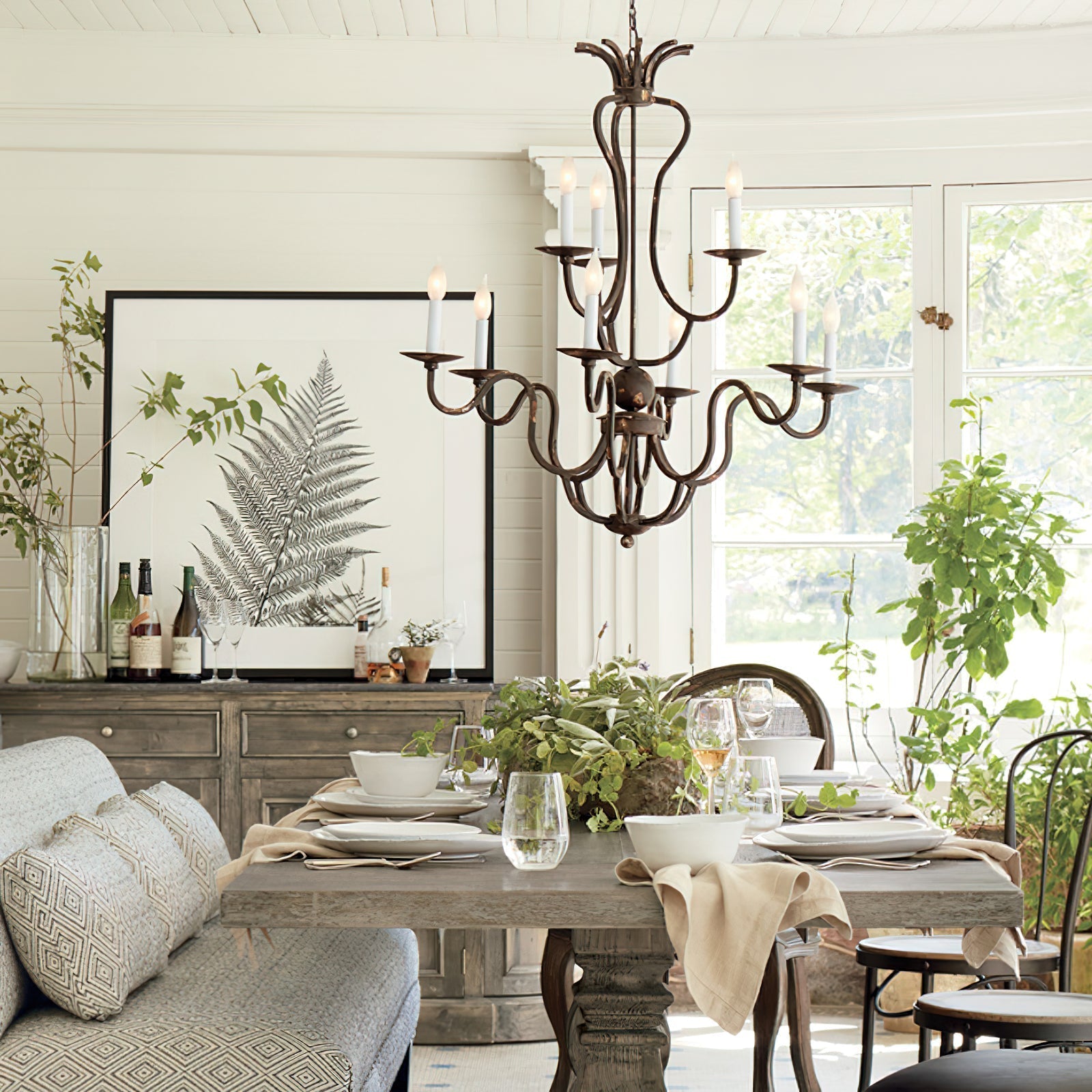 Bolt Lustre en Métal de Bronze Industriel Vintage de Luxe - Neutralighting