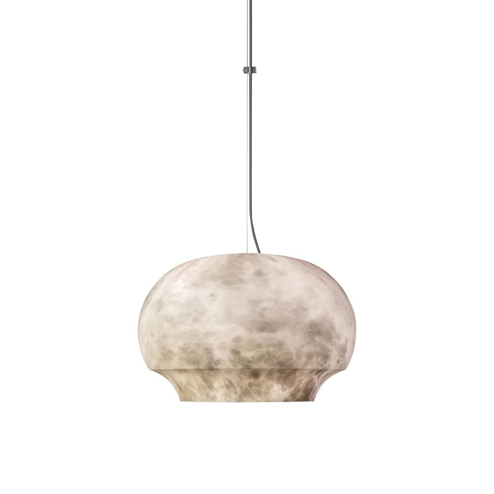 Miroir Lampe Pendante en Albâtre et Métal Minimaliste Moderne - Neutralighting