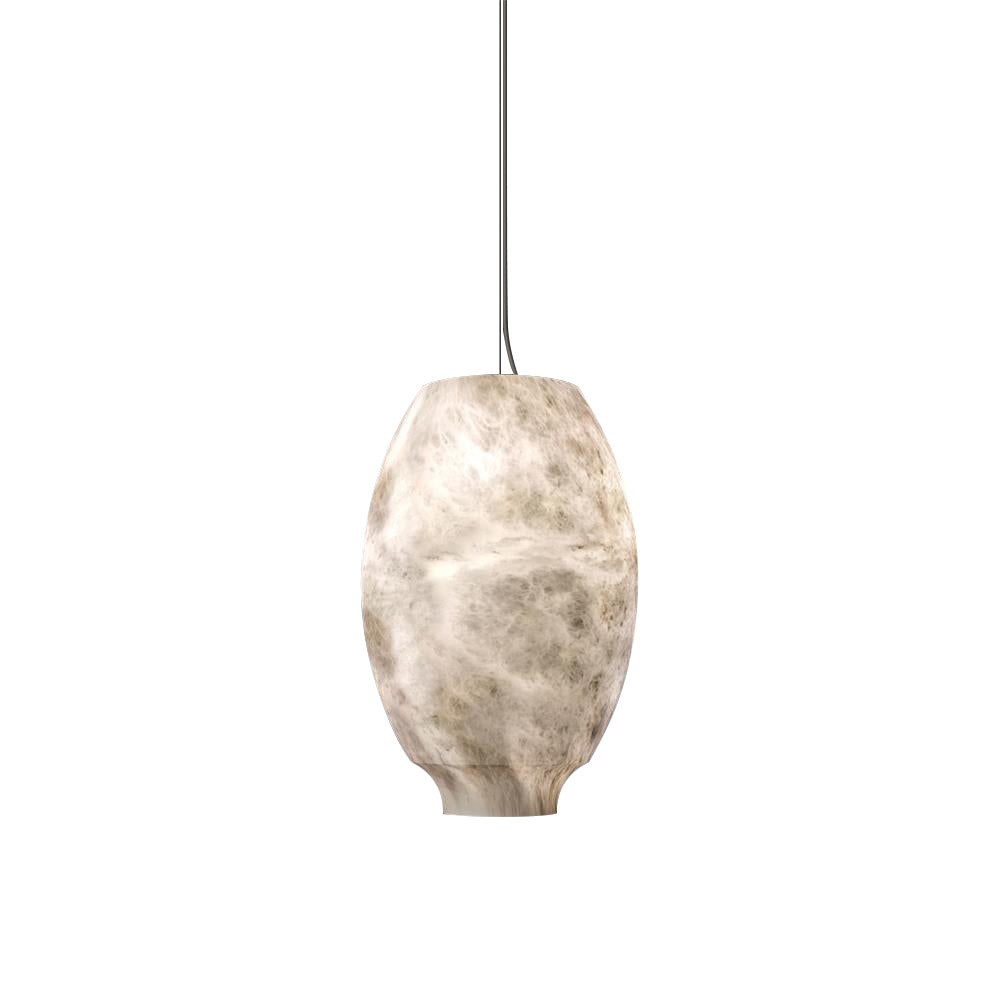 Miroir Lampe Pendante en Albâtre et Métal Minimaliste Moderne - Neutralighting