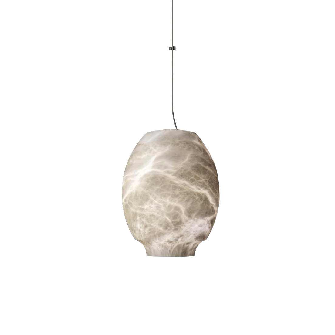 Miroir Lampe Pendante en Albâtre et Métal Minimaliste Moderne - Neutralighting
