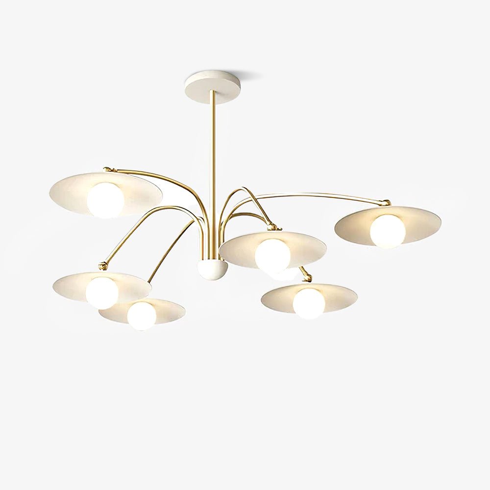 Lustra Chandelier avec Champignon Inspiré de l'Art Déco - Neutralighting