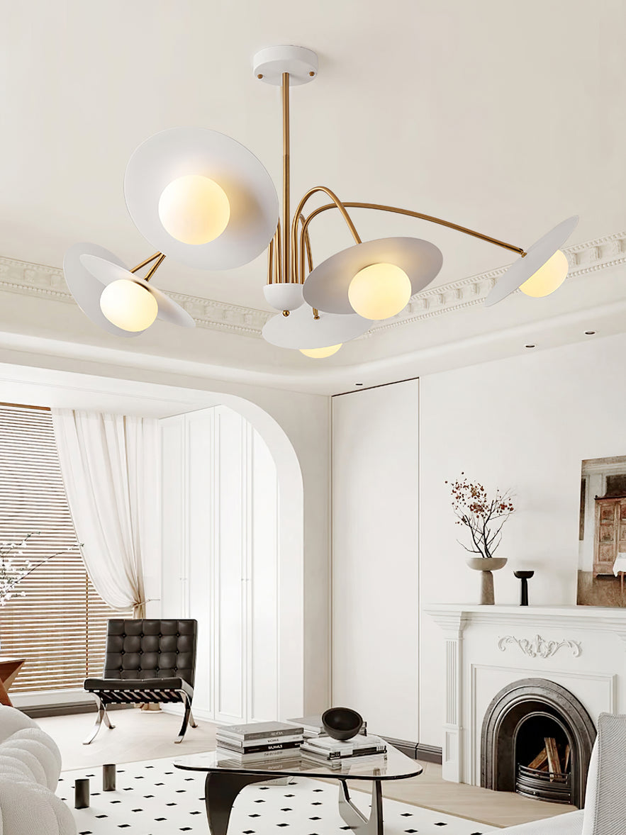 Lustra Chandelier avec Champignon Inspiré de l'Art Déco - Neutralighting