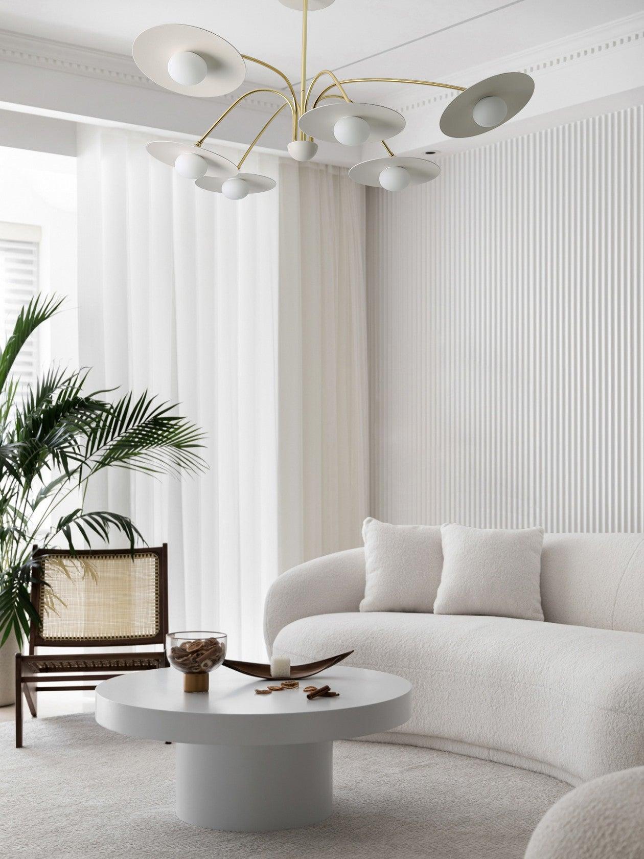 Lustra Chandelier avec Champignon Inspiré de l'Art Déco - Neutralighting