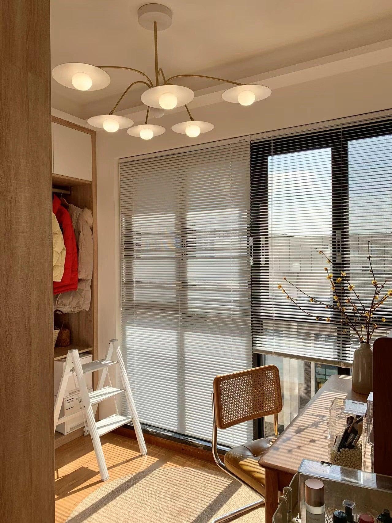 Lustra Chandelier avec Champignon Inspiré de l'Art Déco - Neutralighting