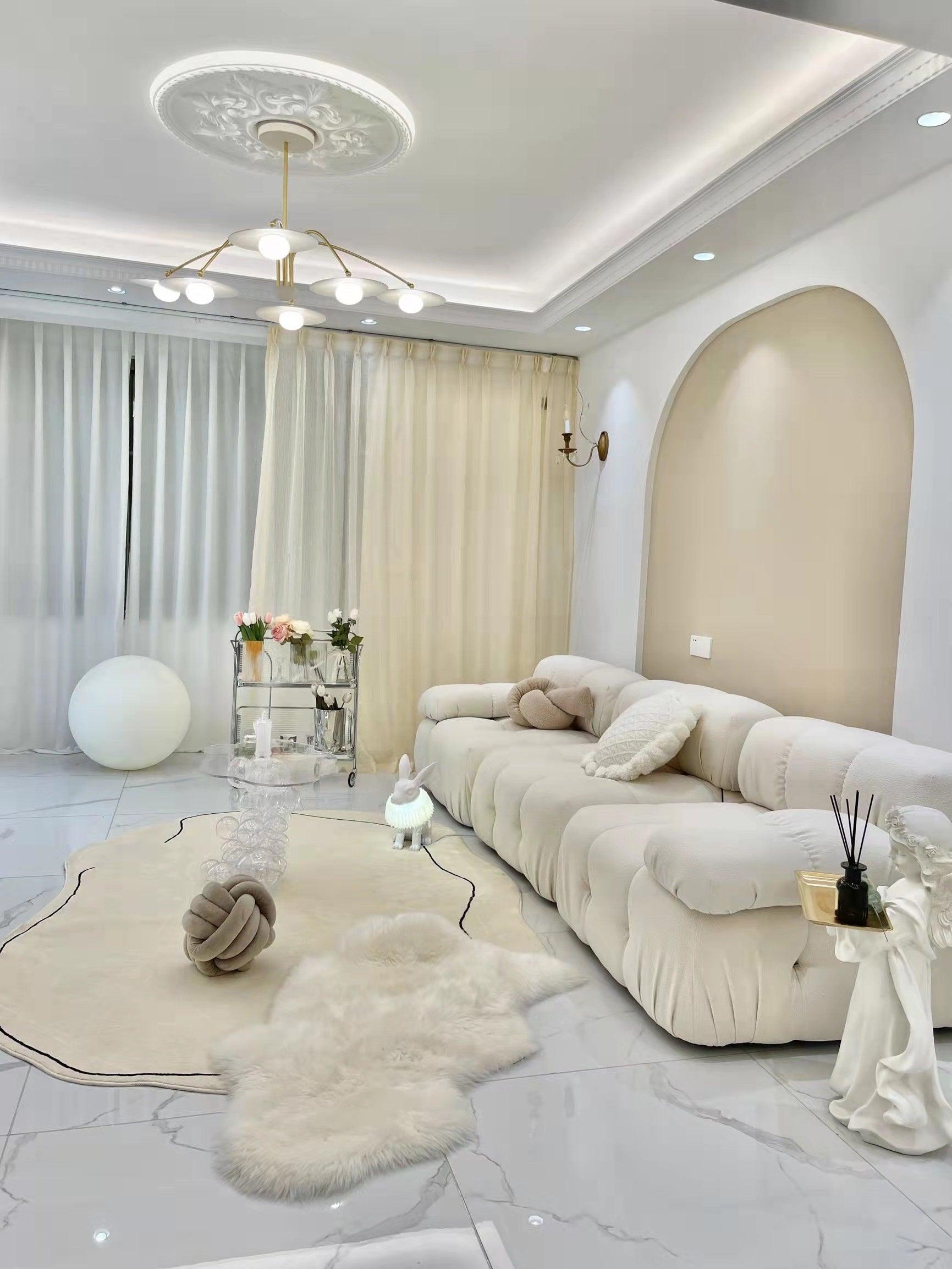 Lustra Chandelier avec Champignon Inspiré de l'Art Déco - Neutralighting