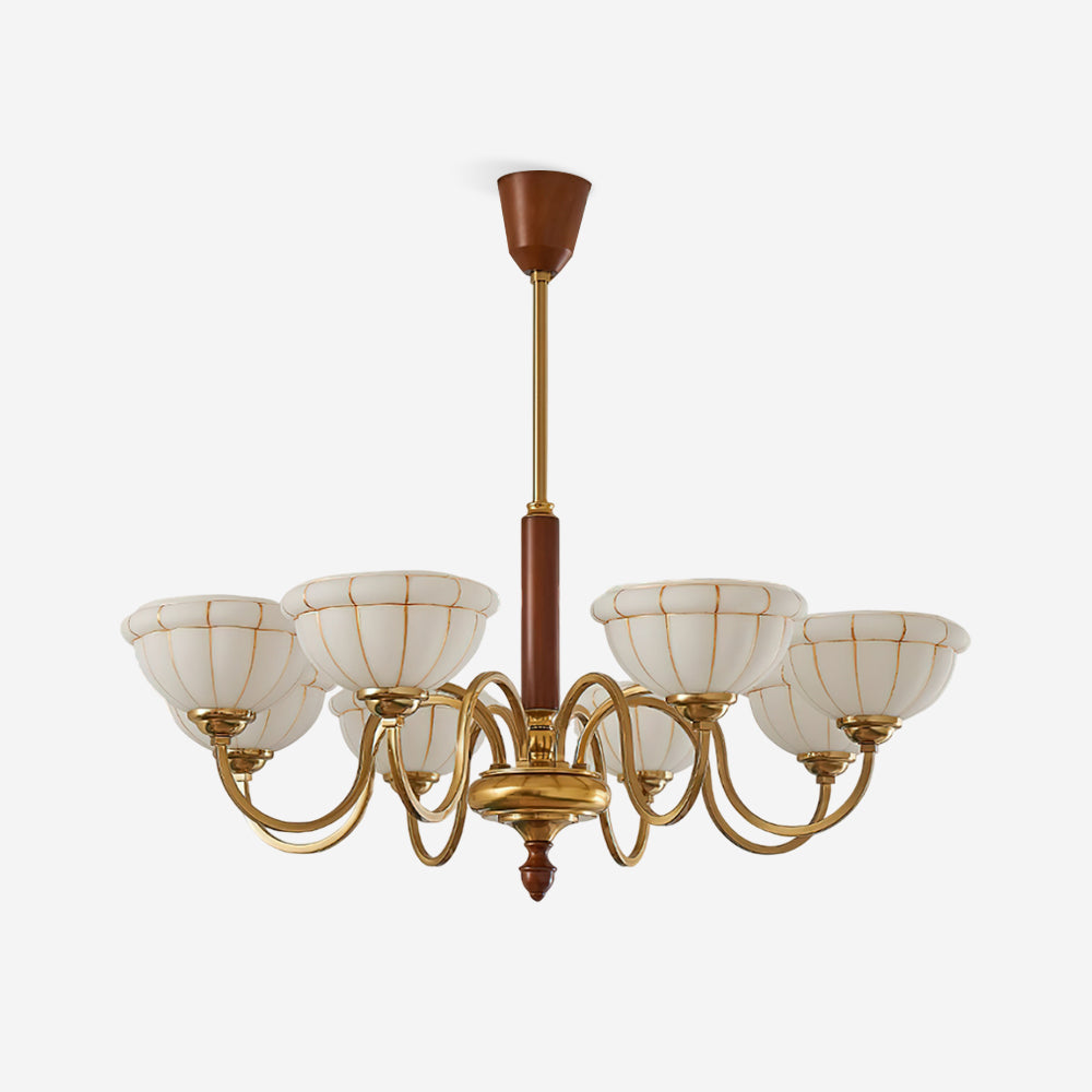 Charlie Lustre Fleur en Verre Courbée - Neutralighting