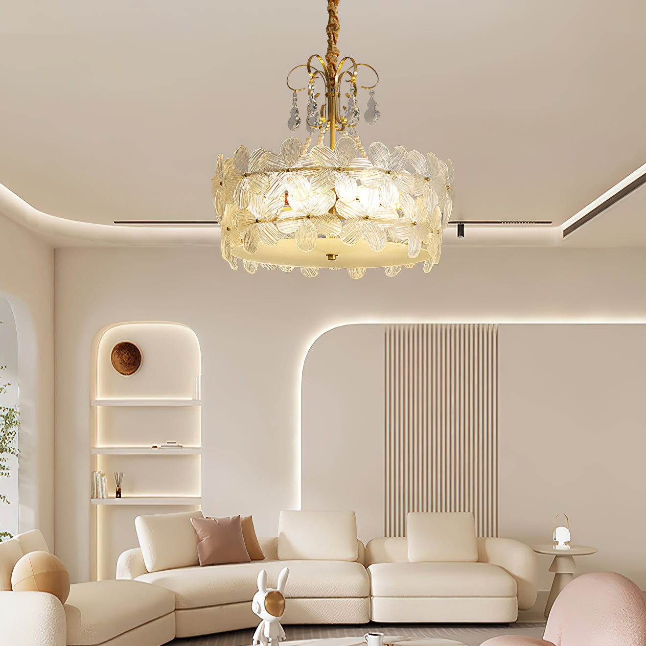 Kite Chandelier en Métal Verre Postmoderne Luxueux d'Art Unique - Neutralighting