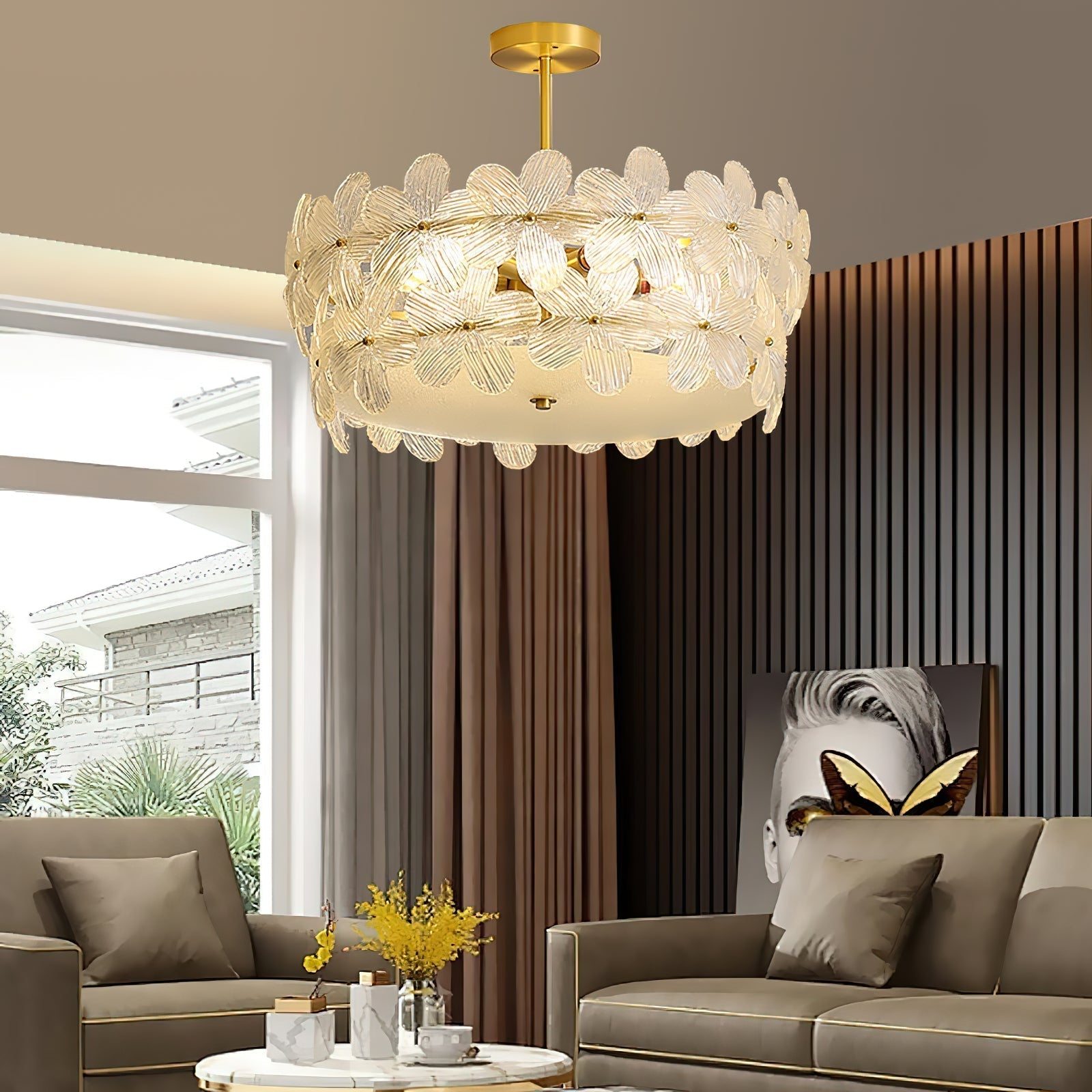Kite Chandelier en Métal Verre Postmoderne Luxueux d'Art Unique - Neutralighting