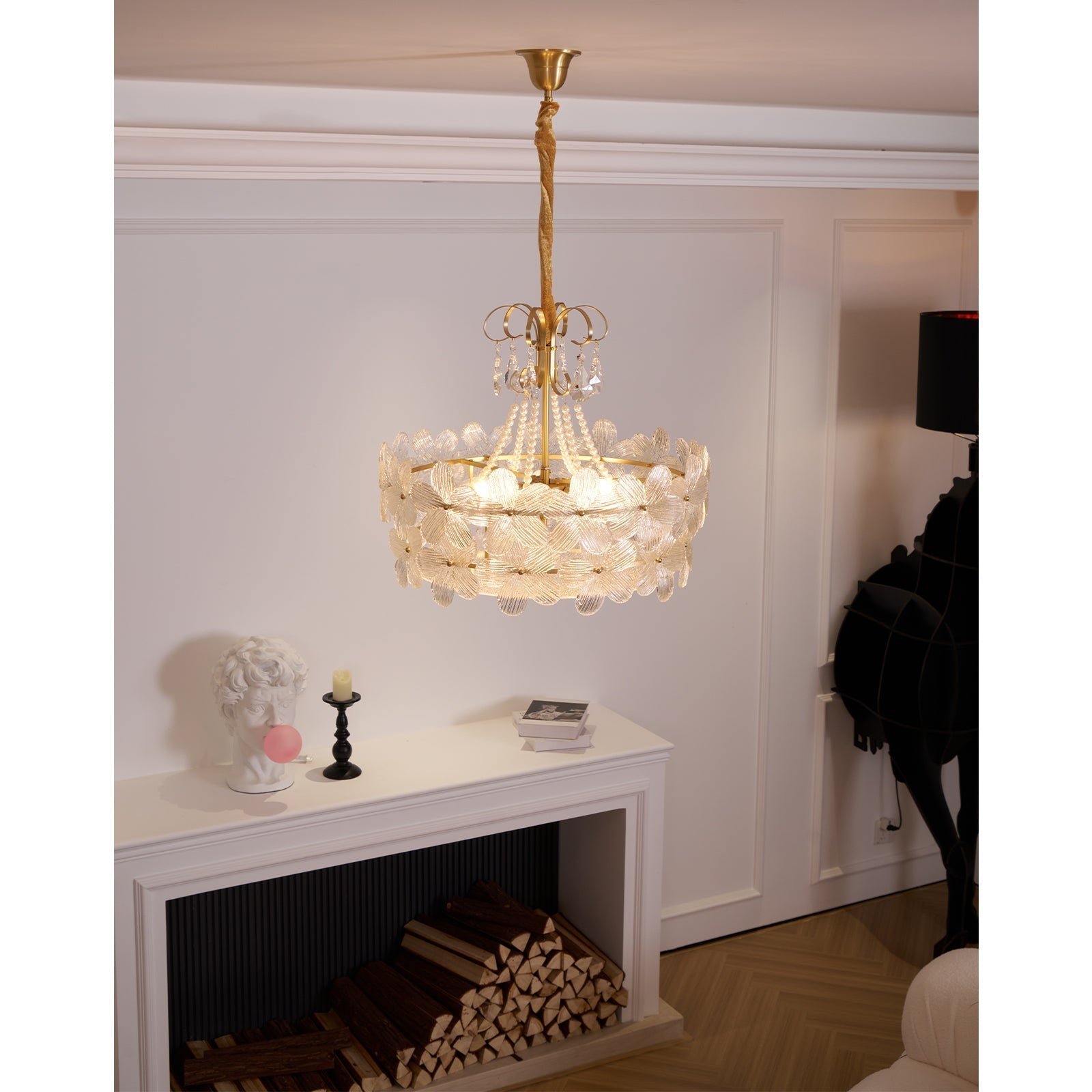 Kite Chandelier en Métal Verre Postmoderne Luxueux d'Art Unique - Neutralighting