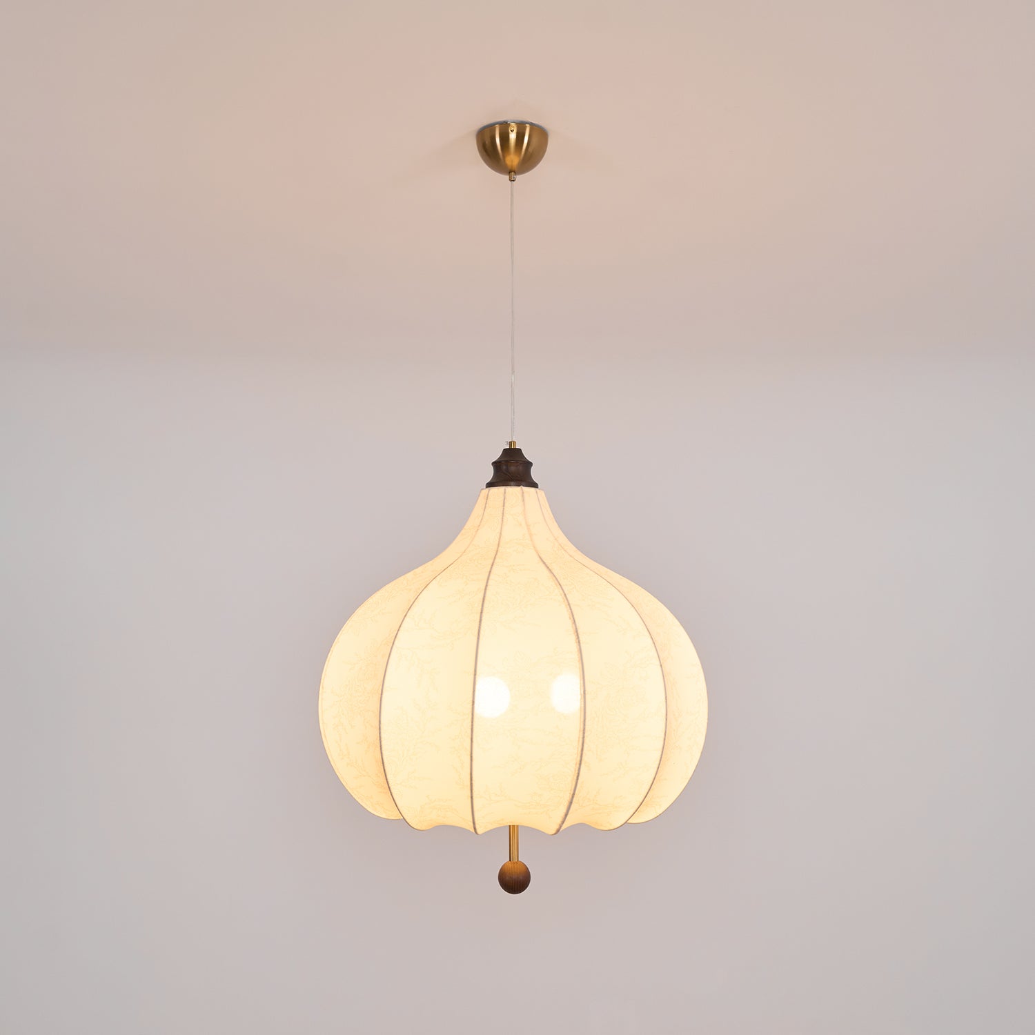 Orbitio Suspension Tissu Bois - Neutralighting