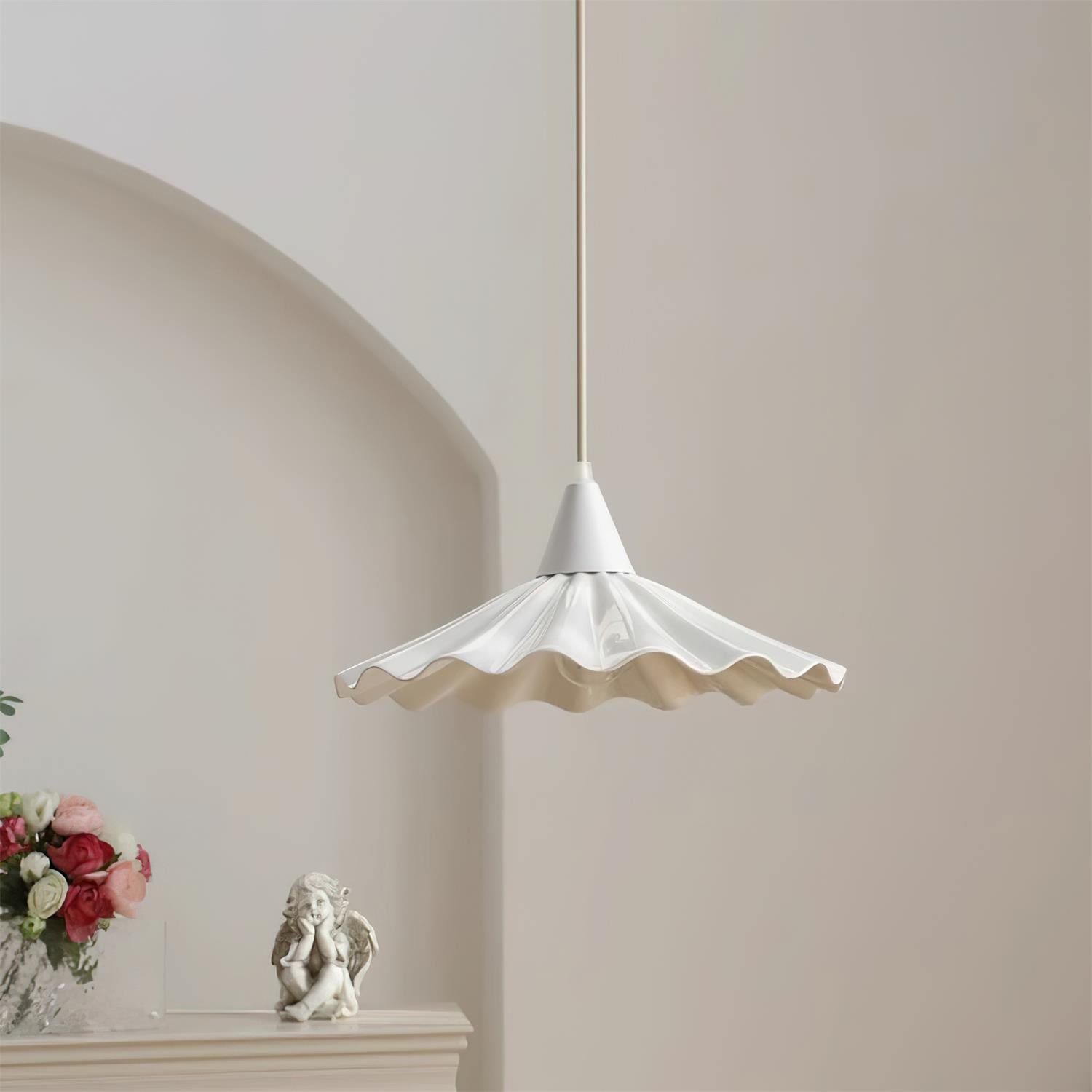 Rivora Lampe Pendante Céramique Blanche - Neutralighting