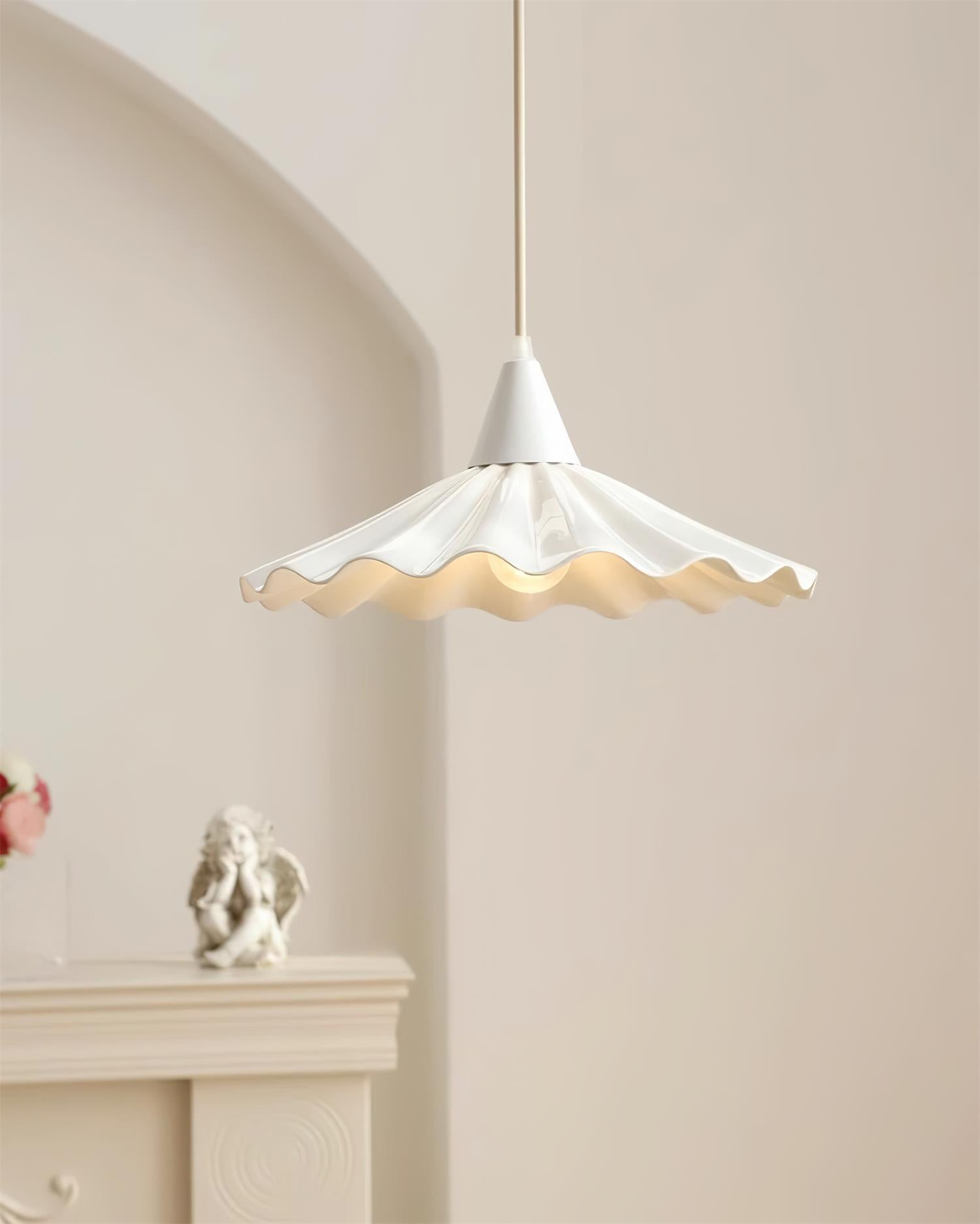 Rivora Lampe Pendante Céramique Blanche - Neutralighting
