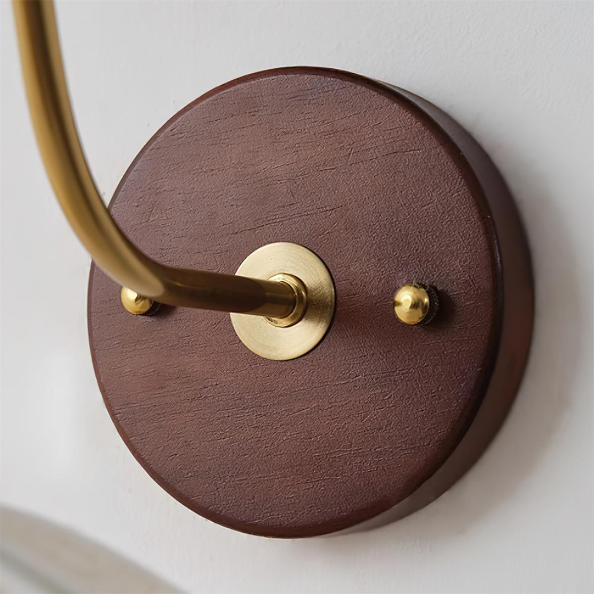 Yuki Applique Murale Florale en Bois et Tissu - Neutralighting