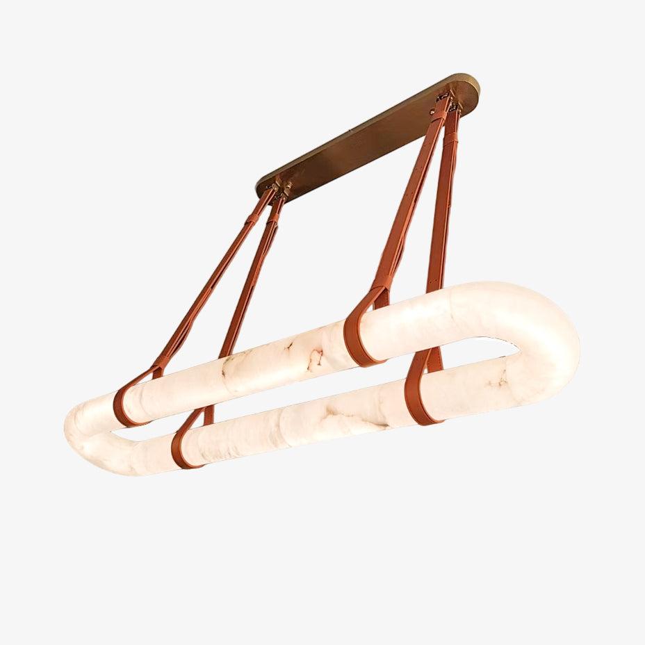 Vista Chandelier Métal Albâtre Art Minimaliste Moderne - Neutralighting
