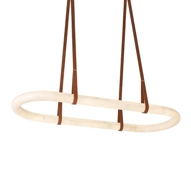 Vista Chandelier Métal Albâtre Art Minimaliste Moderne - Neutralighting