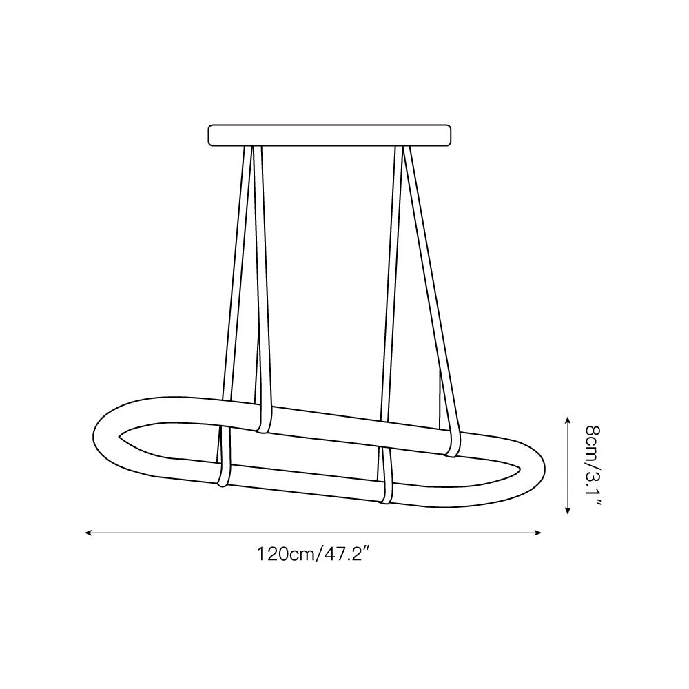 Vista Chandelier Métal Albâtre Art Minimaliste Moderne - Neutralighting