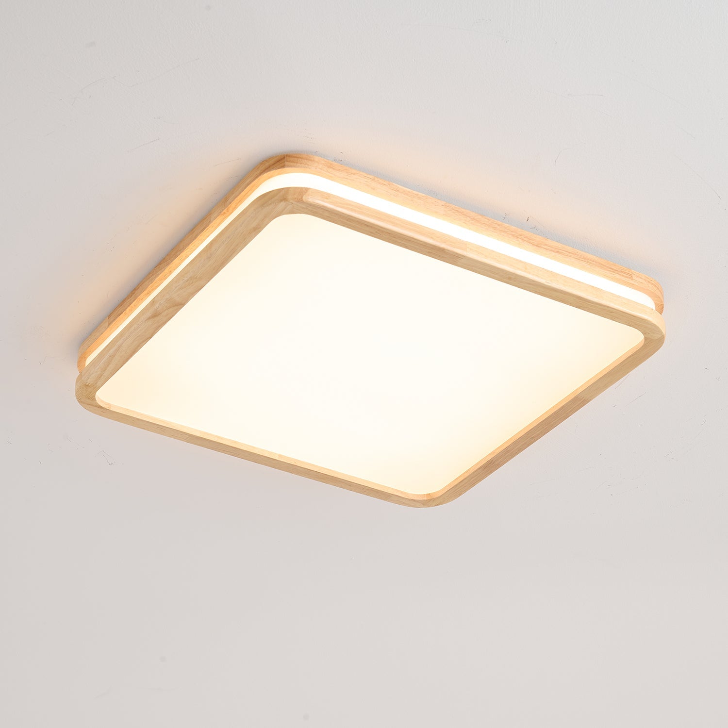 Nysilos Lampe Plafonnier Moderne Minimaliste en Bois - Neutralighting