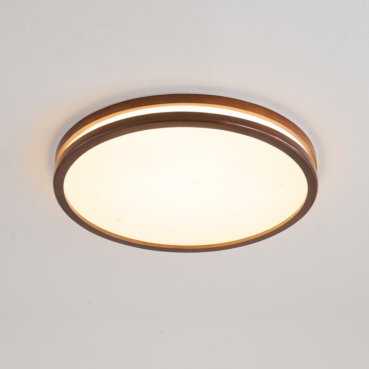 Nysilos Lampe Plafonnier Moderne Minimaliste en Bois - Neutralighting