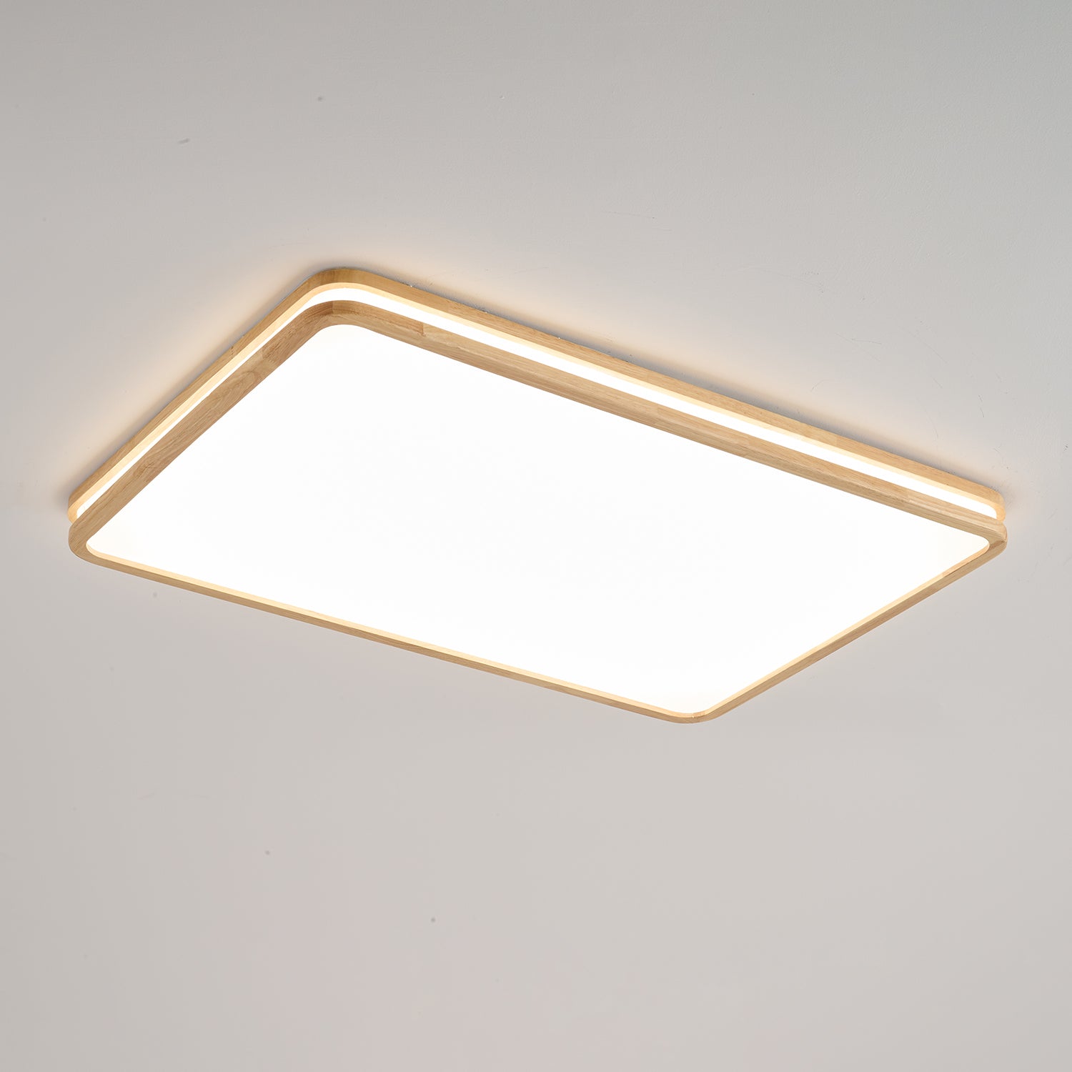 Nysilos Lampe Plafonnier Moderne Minimaliste en Bois - Neutralighting