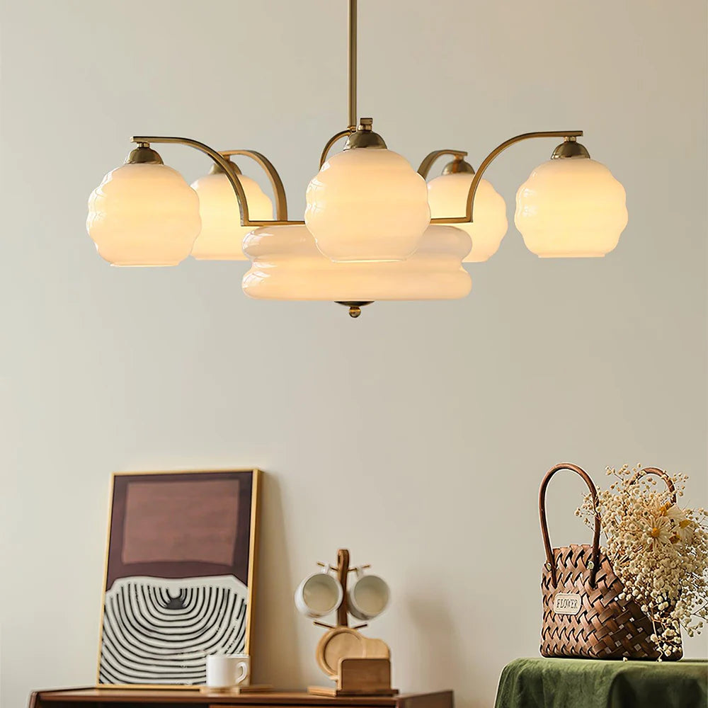 Valentina Luxueux Suspension Métal Verre Chambre à Coucher Salon - Neutralighting