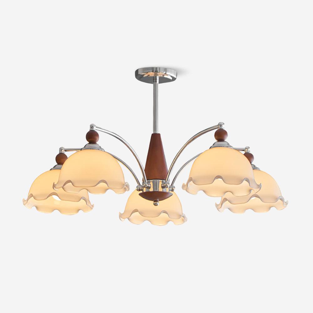 Claudia Lustre Abat-jours Dépoli Volants Floraux - Neutralighting