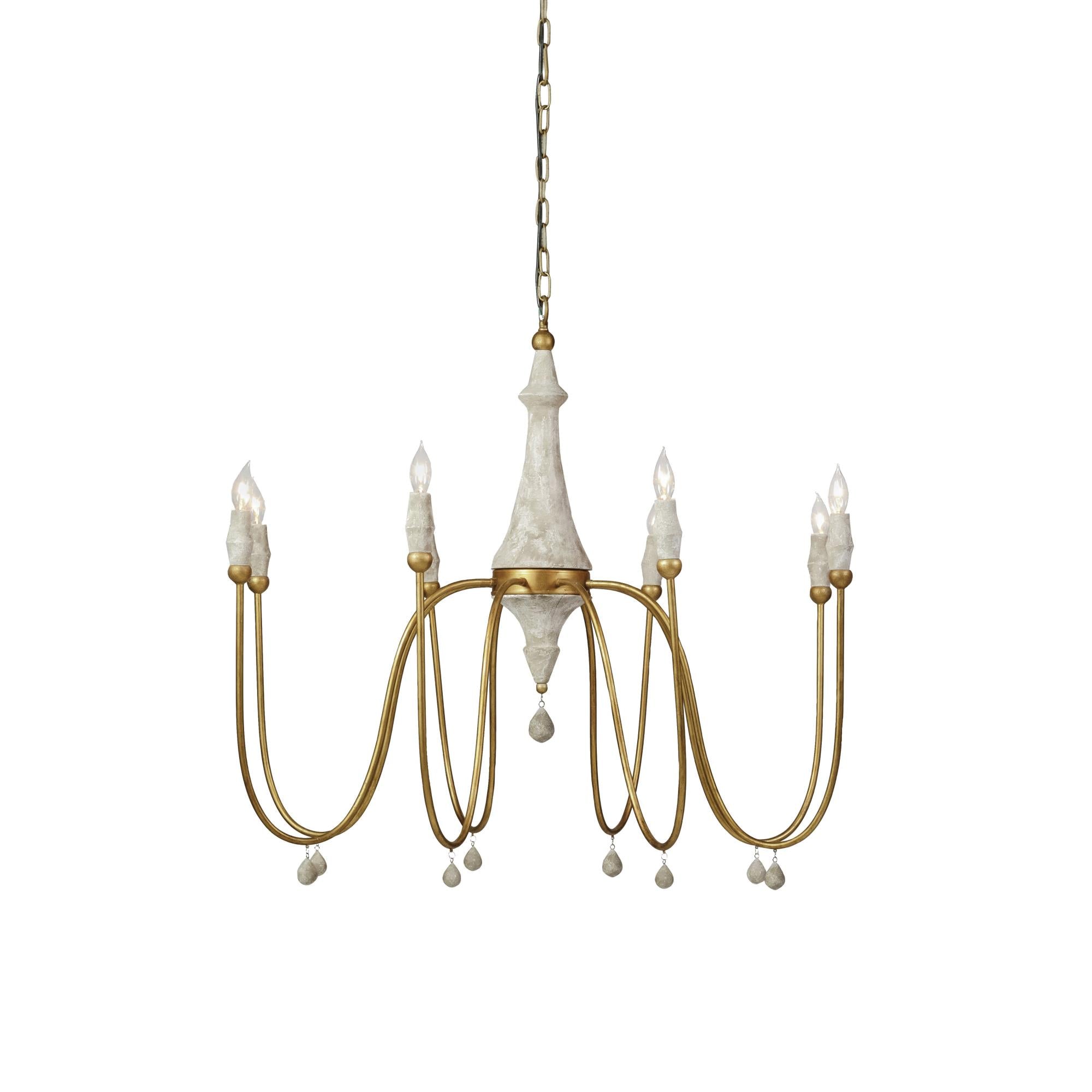 Arcad Chandelier Métal Bois Industriel Vintage - Neutralighting