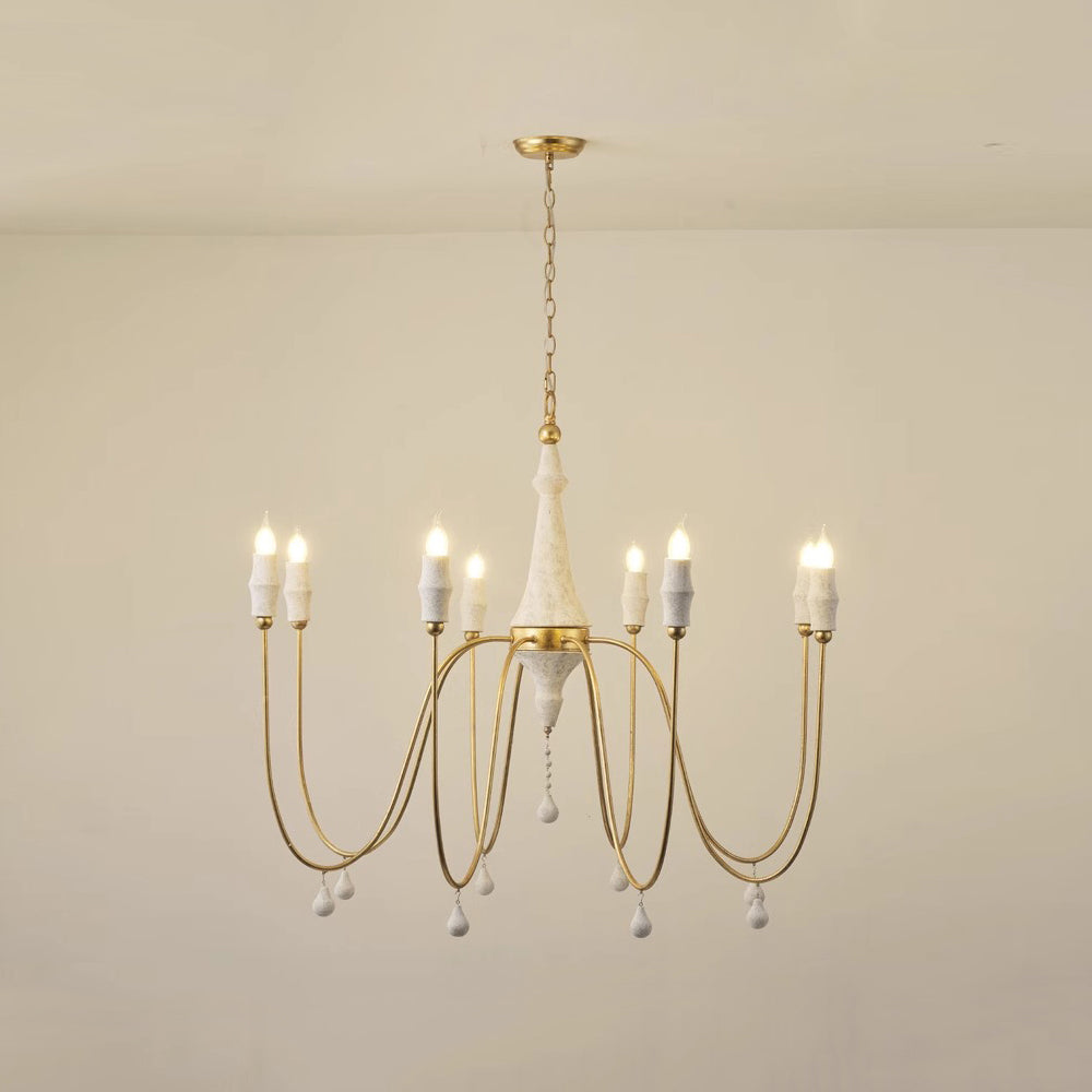 Arcad Chandelier Métal Bois Industriel Vintage - Neutralighting