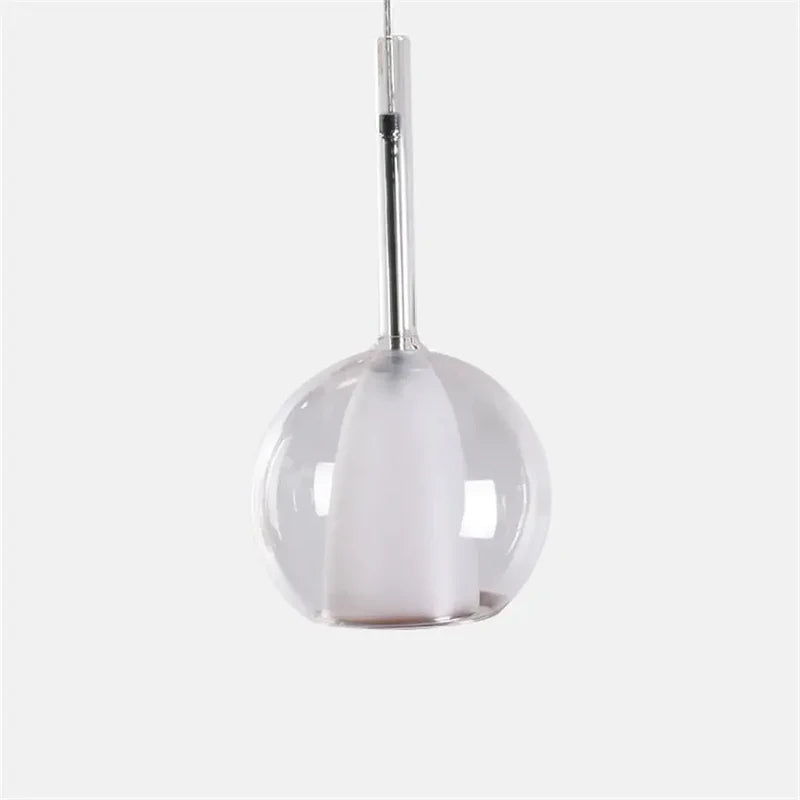 Valentina Moderne Sphère LED Suspension Verre Salle à Manger - Neutralighting