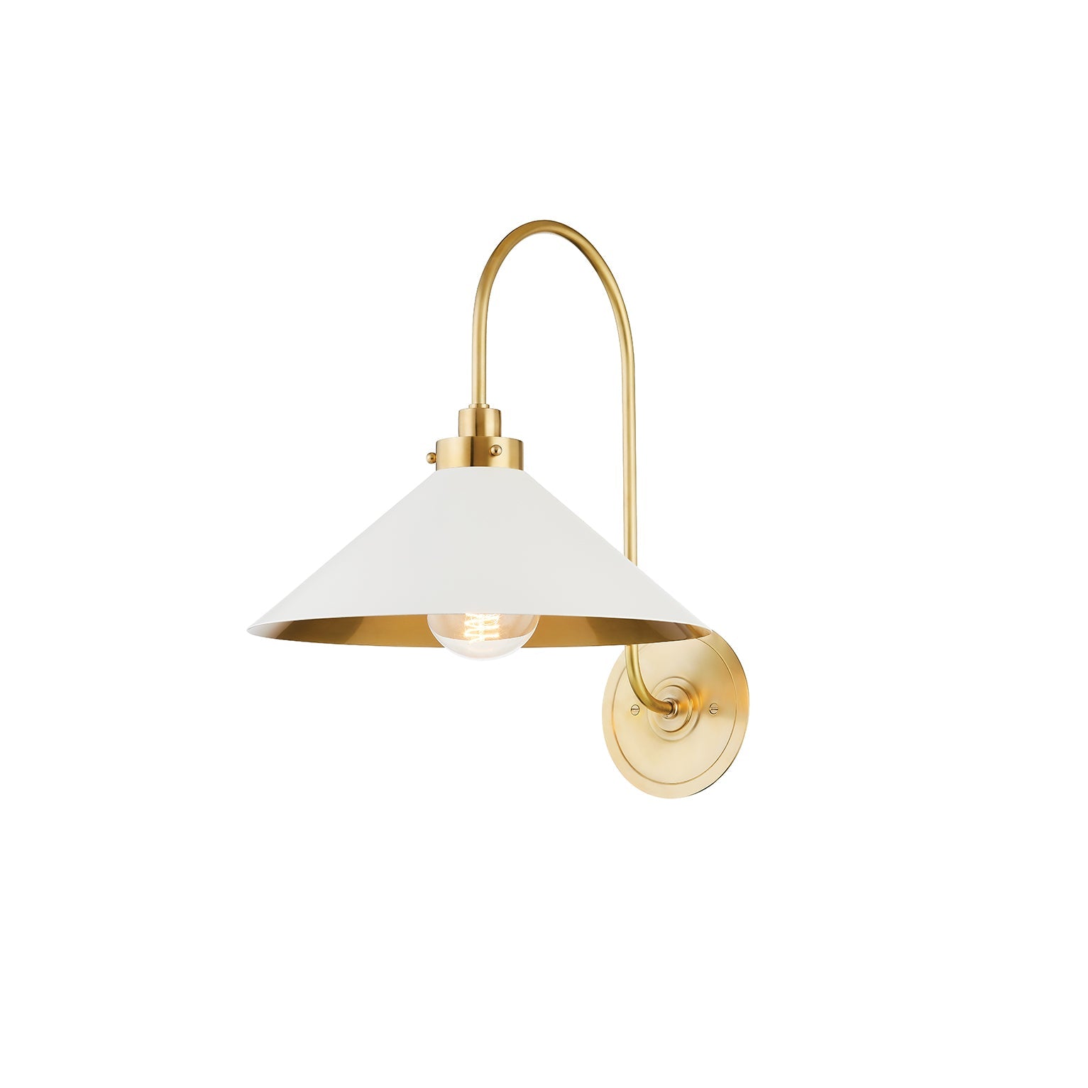 Drape Lampe Murale En Métal Laiton Minimaliste Moderne - Neutralighting