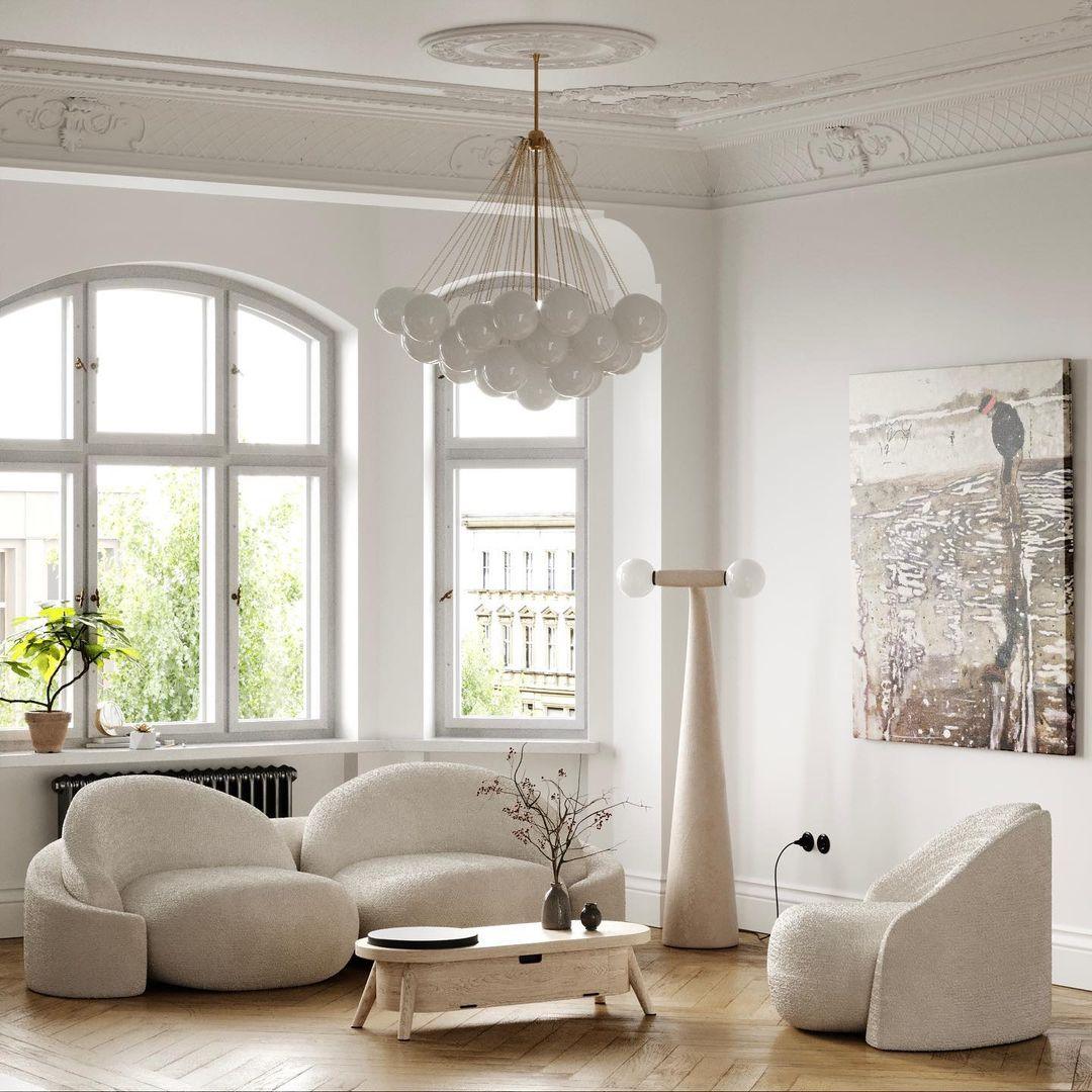 Fayne Suspension Bulle à Globe en Verre - Neutralighting