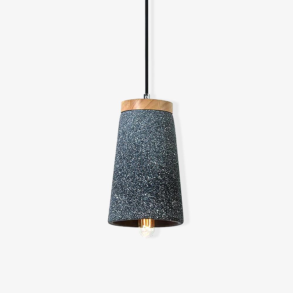 Althere Lustre Suspendu En Bois Et Ciment - Neutralighting
