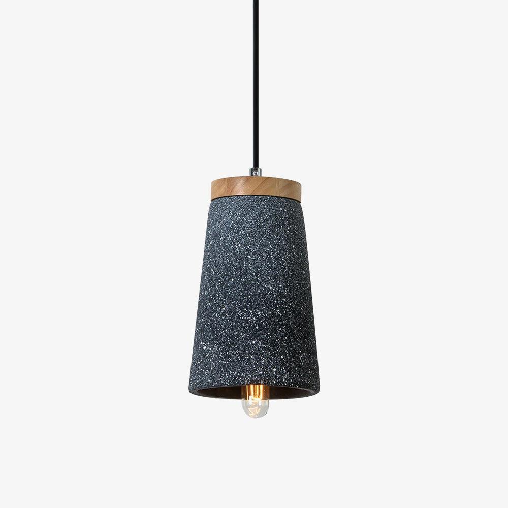 Althere Lustre Suspendu En Bois Et Ciment - Neutralighting