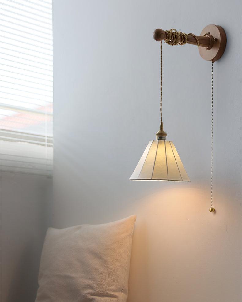 Coca Wall Lamp Pleated Cone - Letslighting