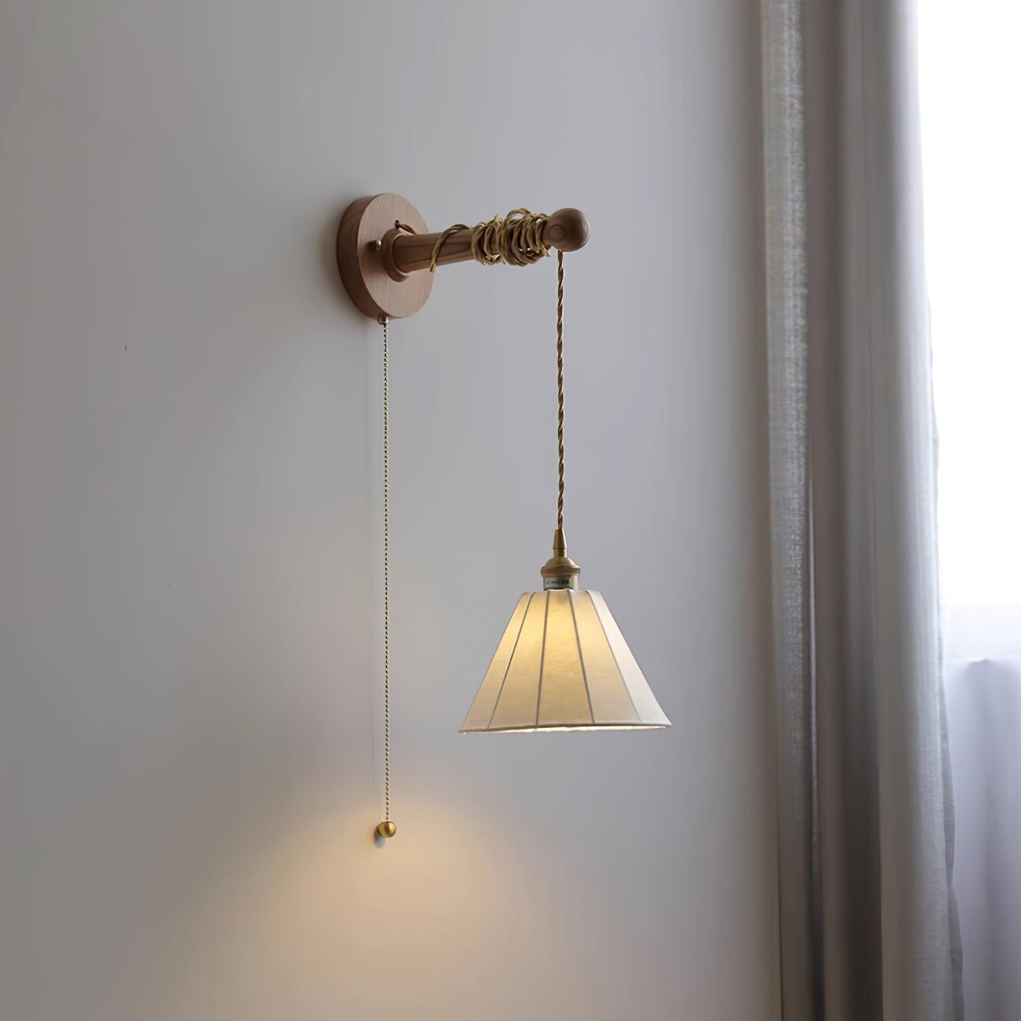 Coca Wall Lamp Pleated Cone - Letslighting