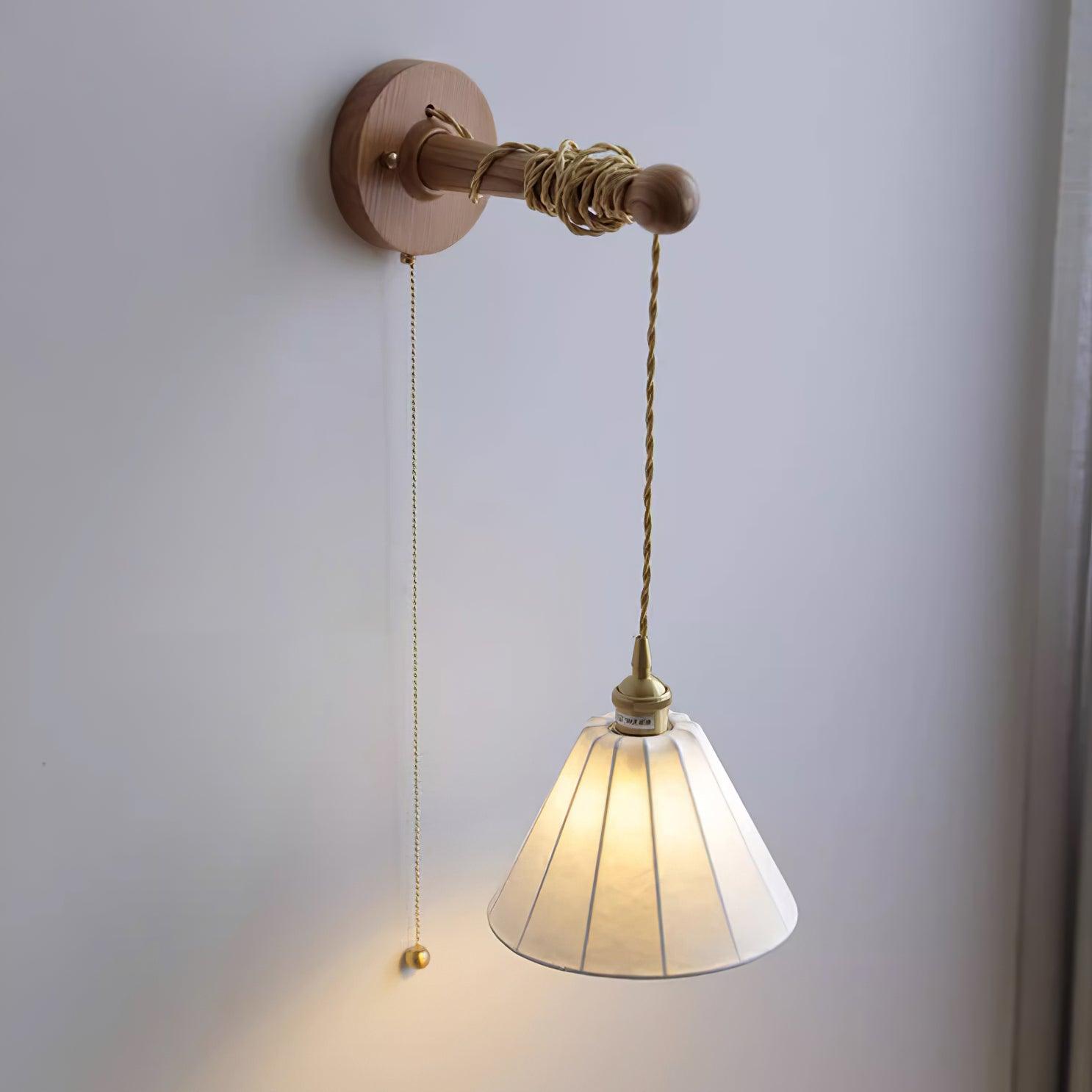 Coca Wall Lamp Pleated Cone - Letslighting