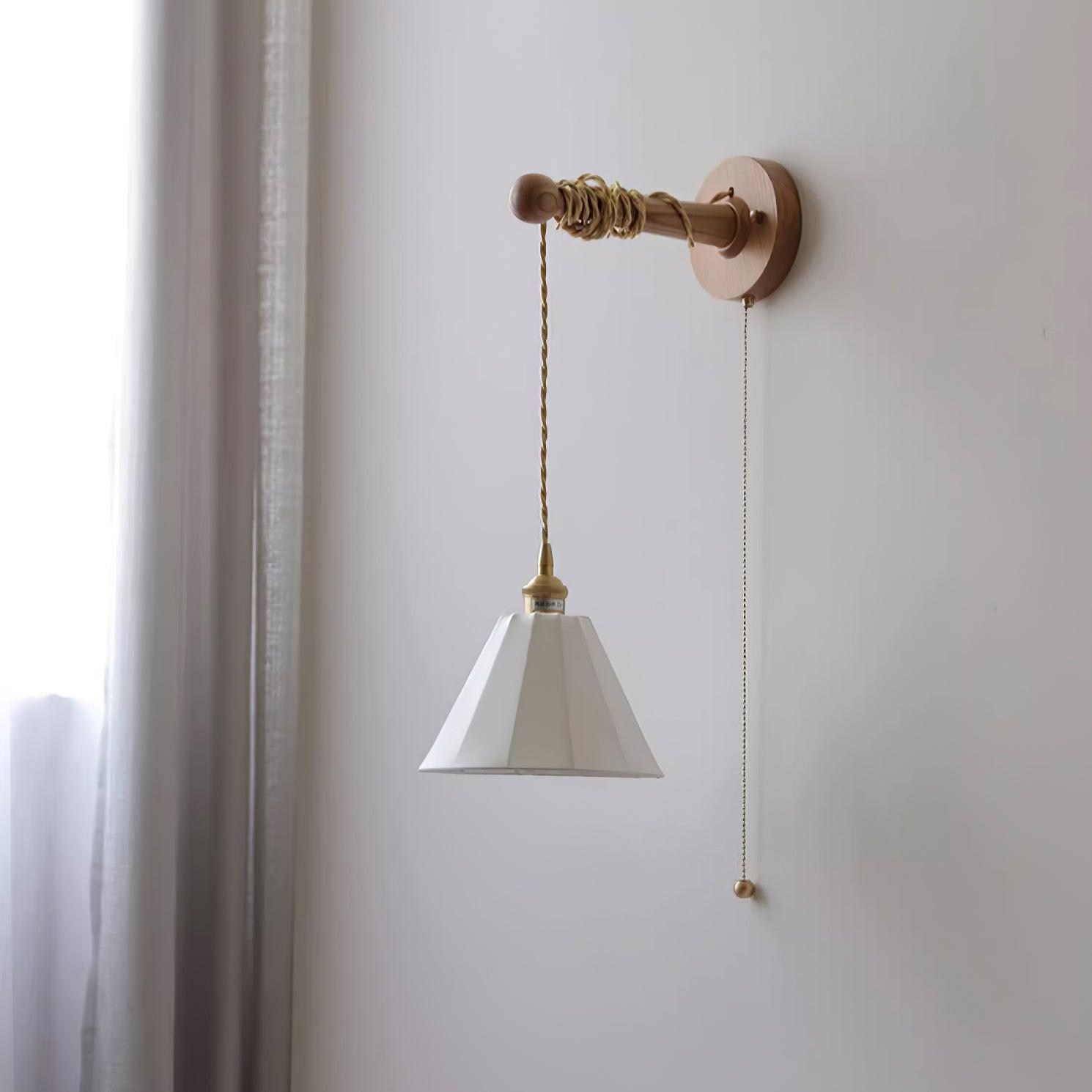 Coca Wall Lamp Pleated Cone - Letslighting