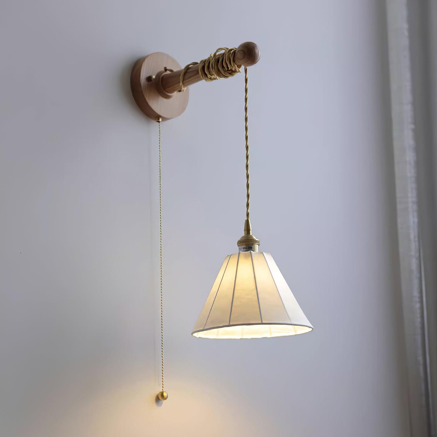Coca Wall Lamp Pleated Cone - Letslighting