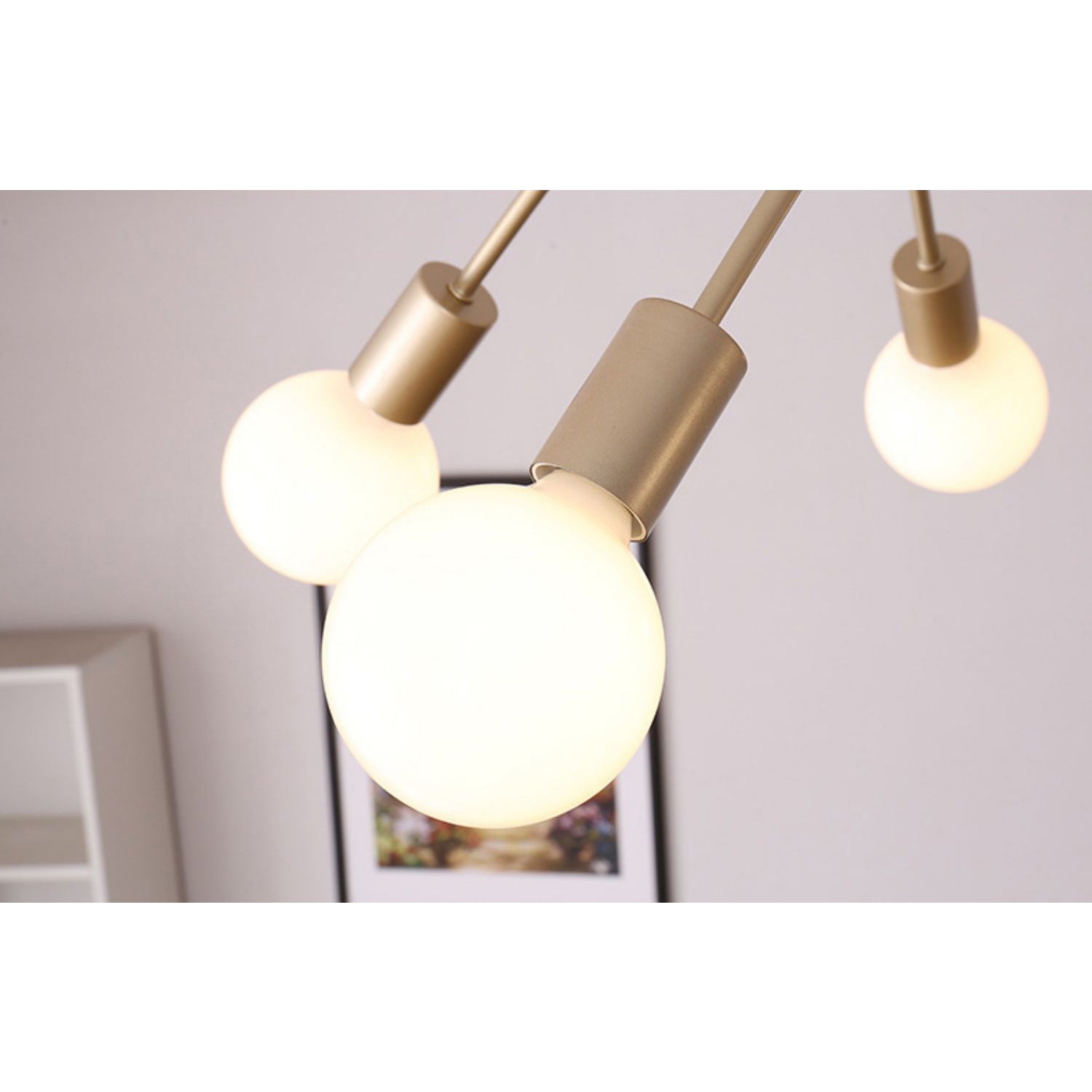Oasis Lampe De Plafond Sputnik Métal Verre Art Unique - Neutralighting