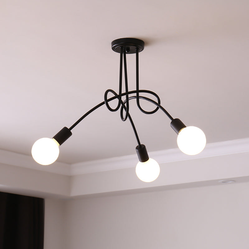 Oasis Lampe De Plafond Sputnik Métal Verre Art Unique - Neutralighting