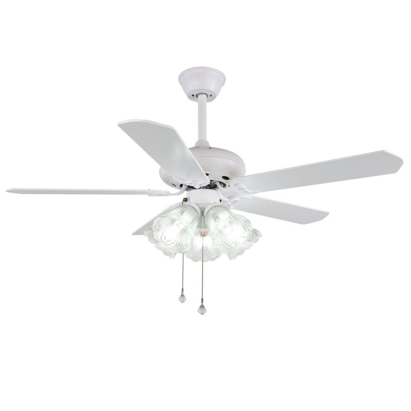 Vue de dessus du plafonnier ventilateur ludique Carlo